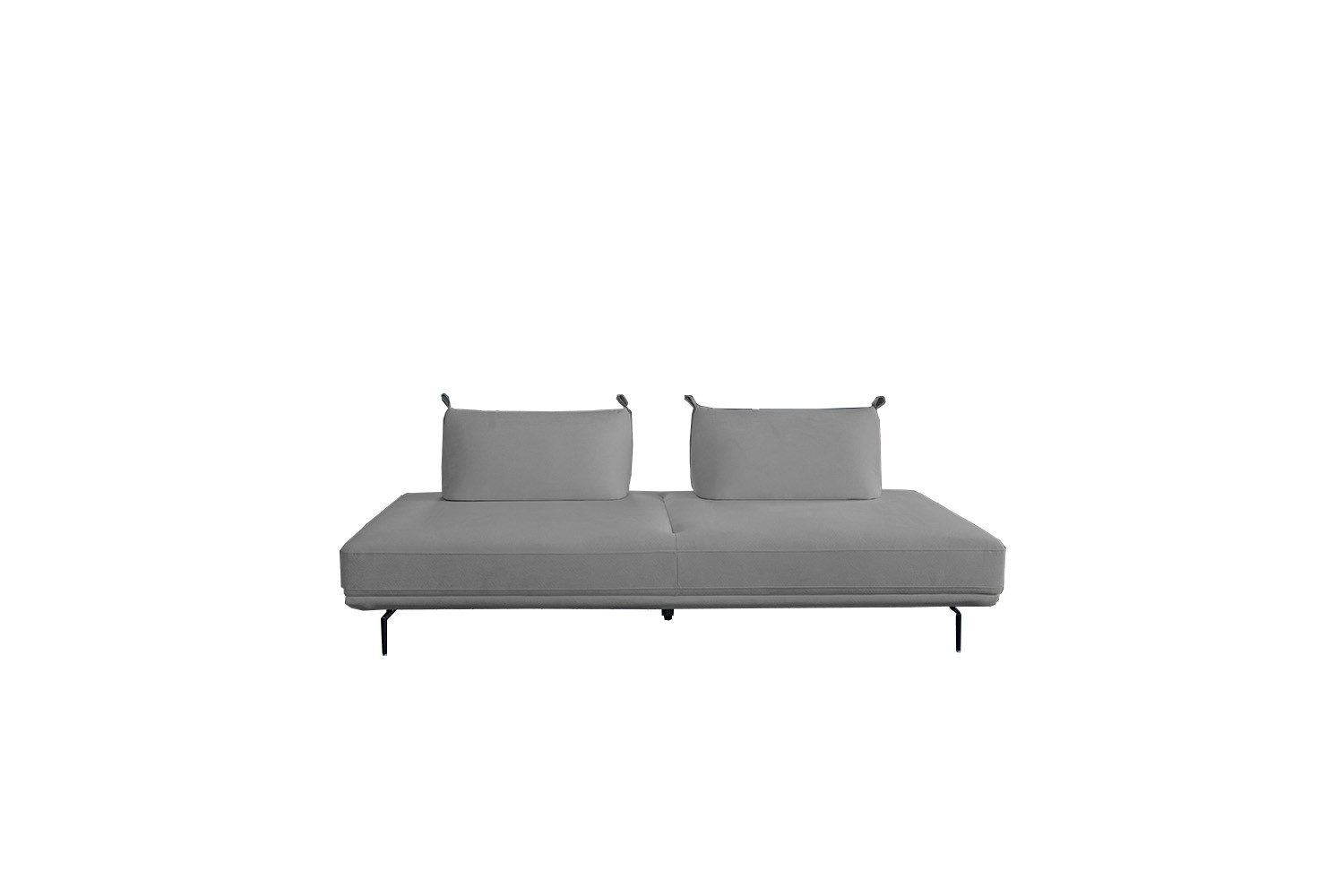 KAWOLA Schlafsofa CANE, Daybed Stoff, mit oder ohne Armlehnkissen, 210x100 cm
