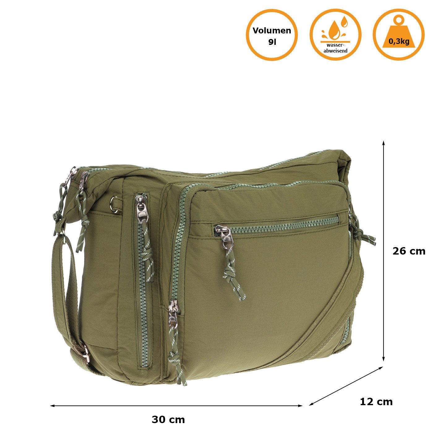 Christian Wippermann Henkeltasche Große Damen Tasche Umhängetasche Schultertasche (einzeln), Henkeltasche