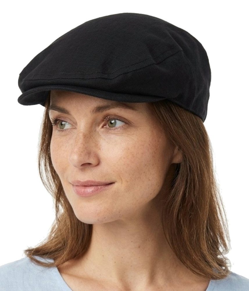 Cool4 Schiebermütze Gatsby Flatcap Unisex Leinen UV-Schutz