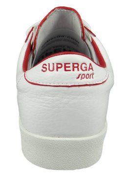 Superga S111WRW 2869 Club S Comfleau Painted A1Z White red Flame Sneaker