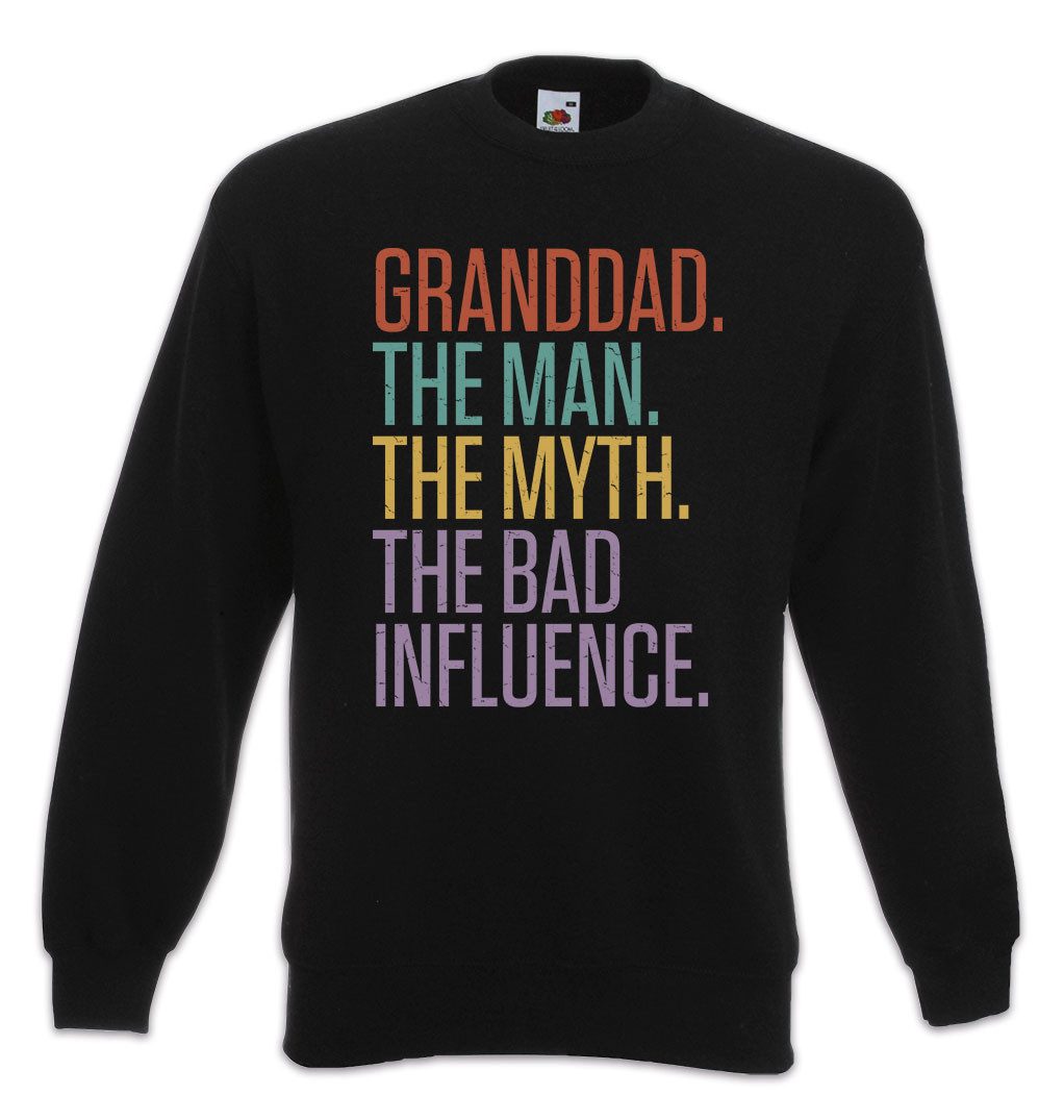 Sweatshirt Granddad The Man The Myth Sweatshirt Bester Opa Großvater Enkel
