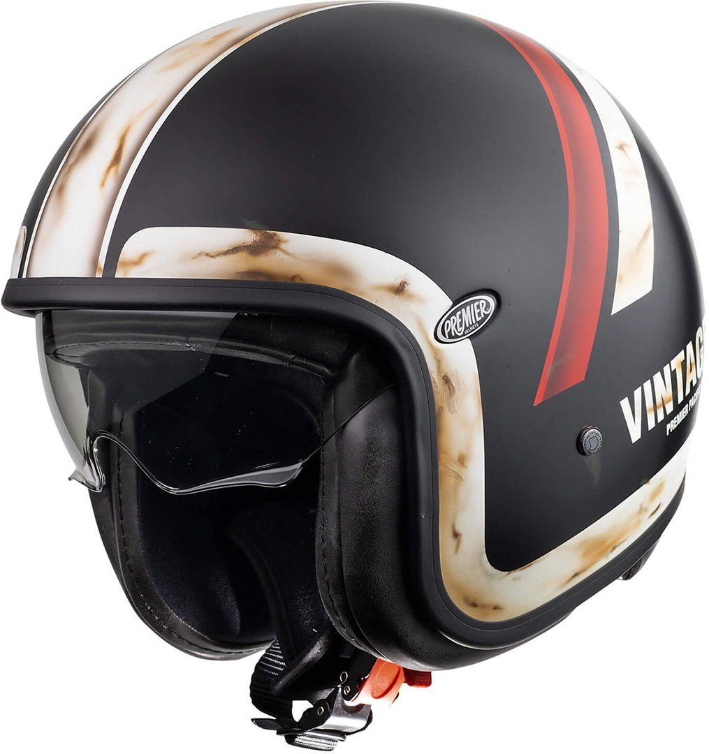 Premier Motorradhelm Vintage DO 92 O.S. BM Jethelm, integriertes Sonnenvisier