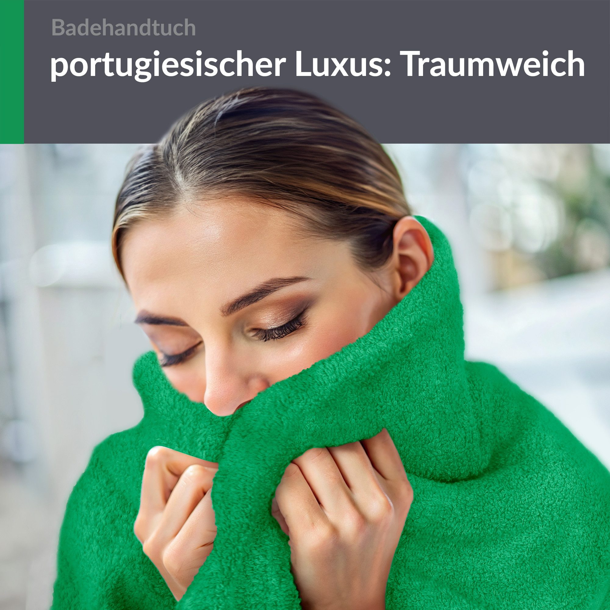 Lashuma Badetuch - Badehandtuch Linz, Frottee (1-St), Handtuch groß 100x150 günstig online kaufen