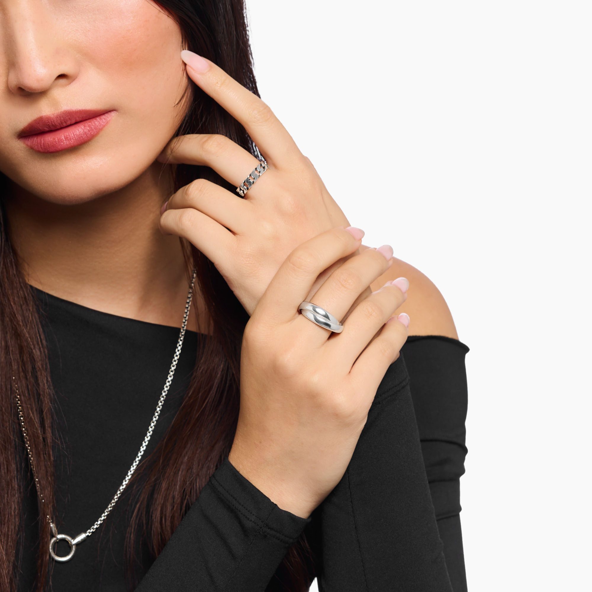 THOMAS SABO Fingerring Kettenglieder-Ring