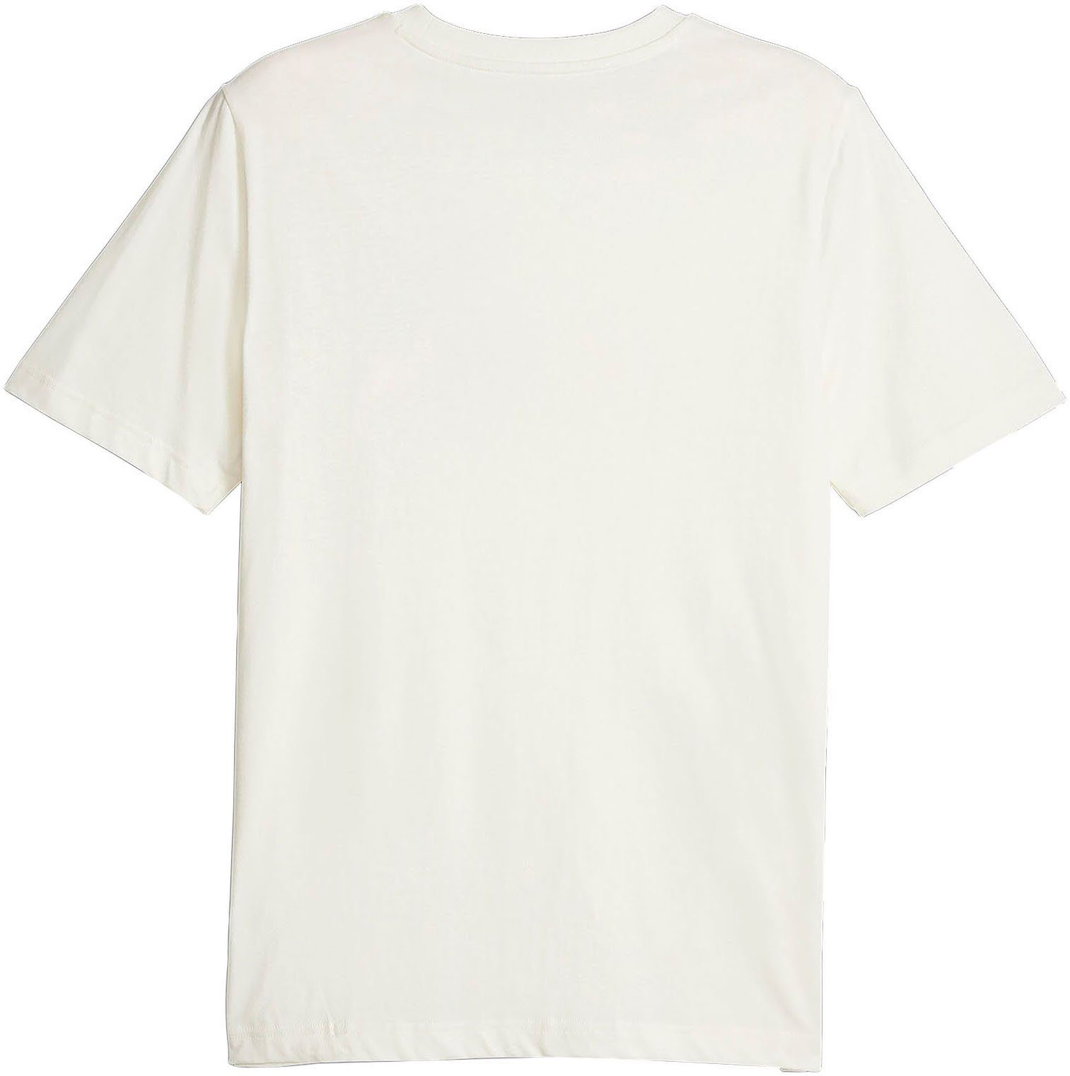 PUMA TEE ESS+ T-Shirt White Warm MULTICOLOR