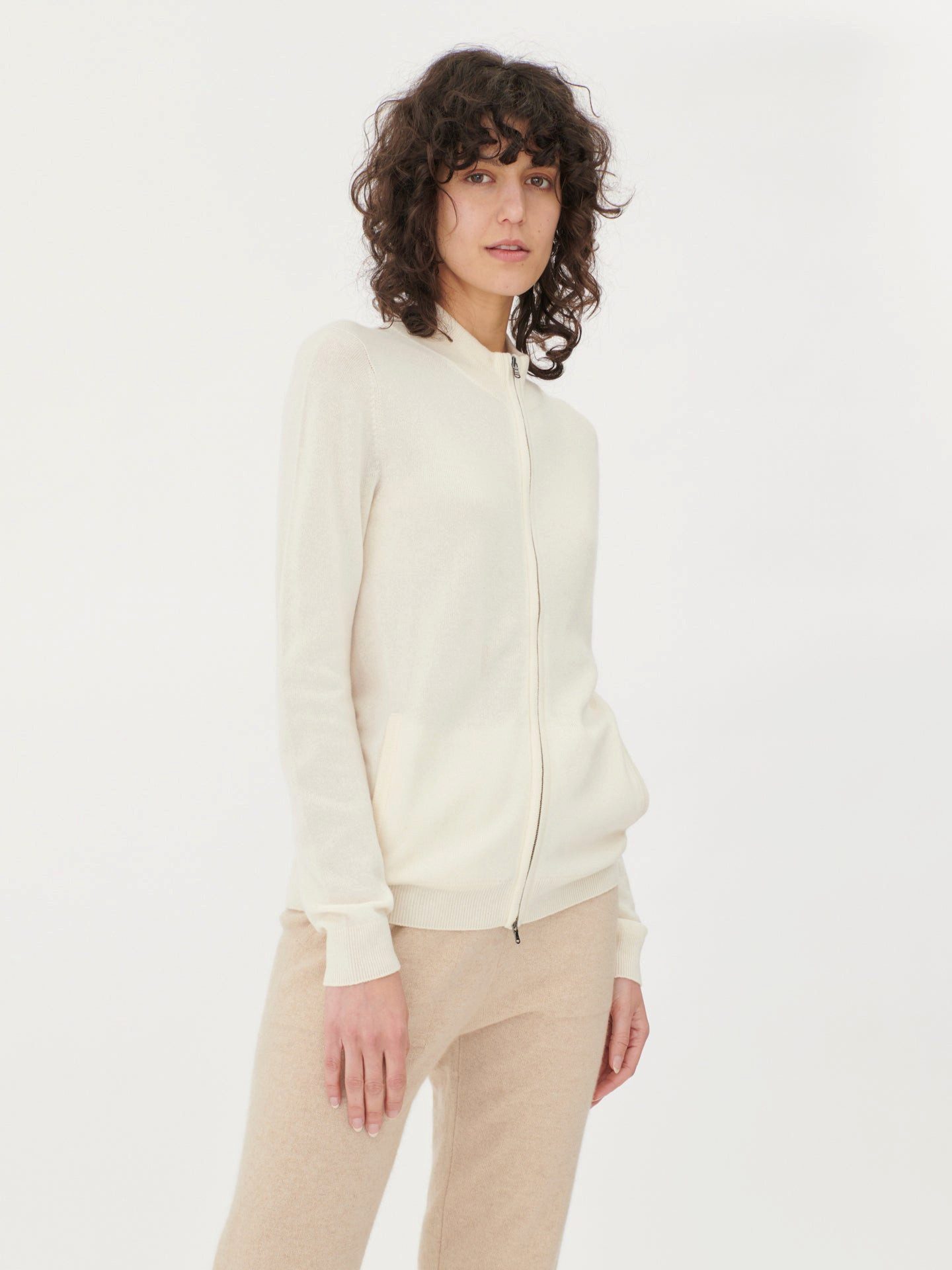 GOBI Cashmere Cardigan Kaschmirstrickjacke mit Reißverschluss günstig online kaufen