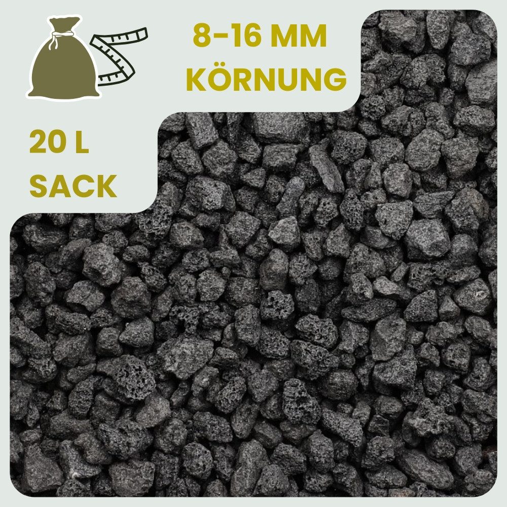 GarPet Lavasteine Lavasteine Garten 20L Lavagranulat Aquarium Lavasteine Grill Lavakies