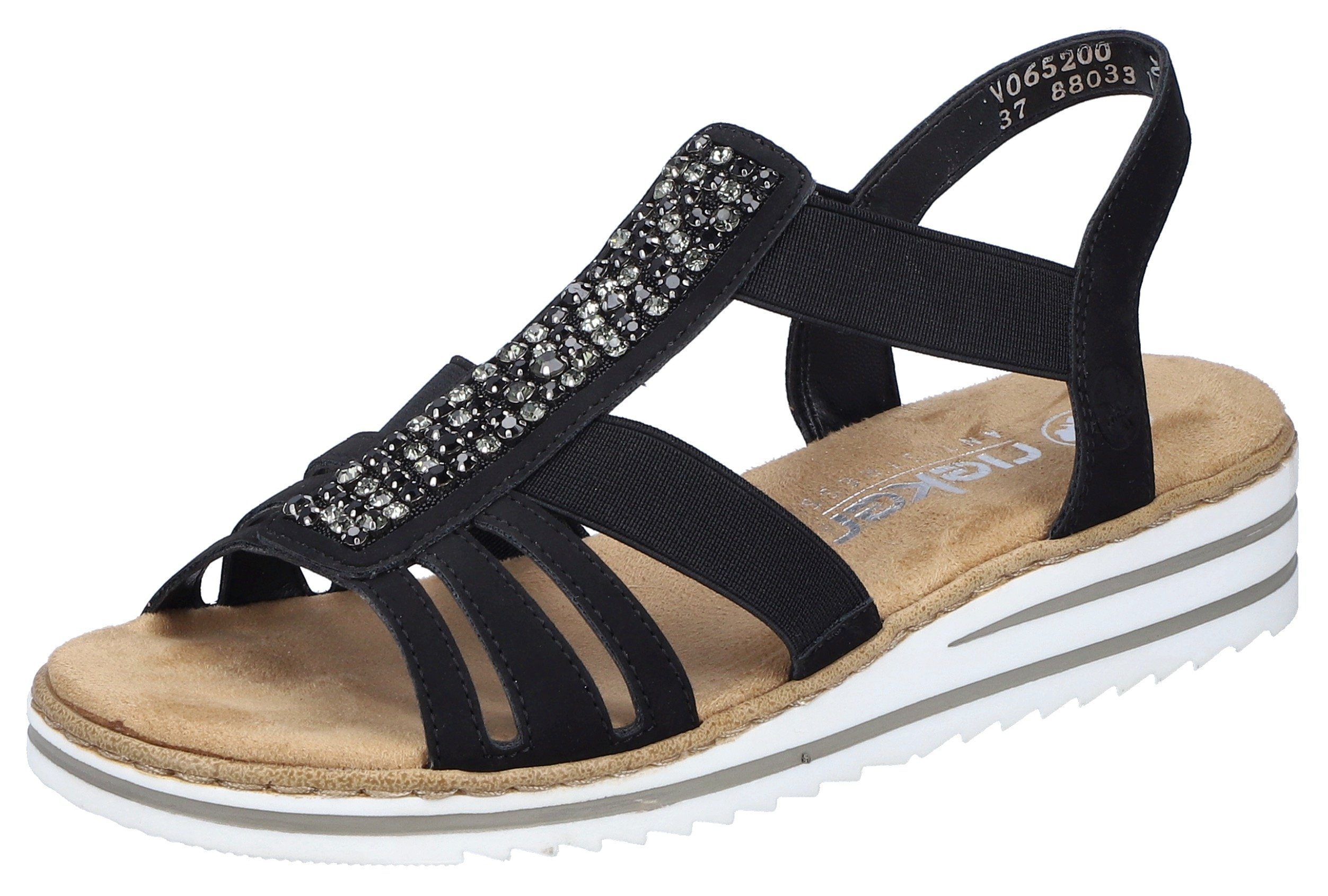 Rieker Keilsandalette, Sommerschuh, Sandale, Keilabsatz, mit günstig online kaufen