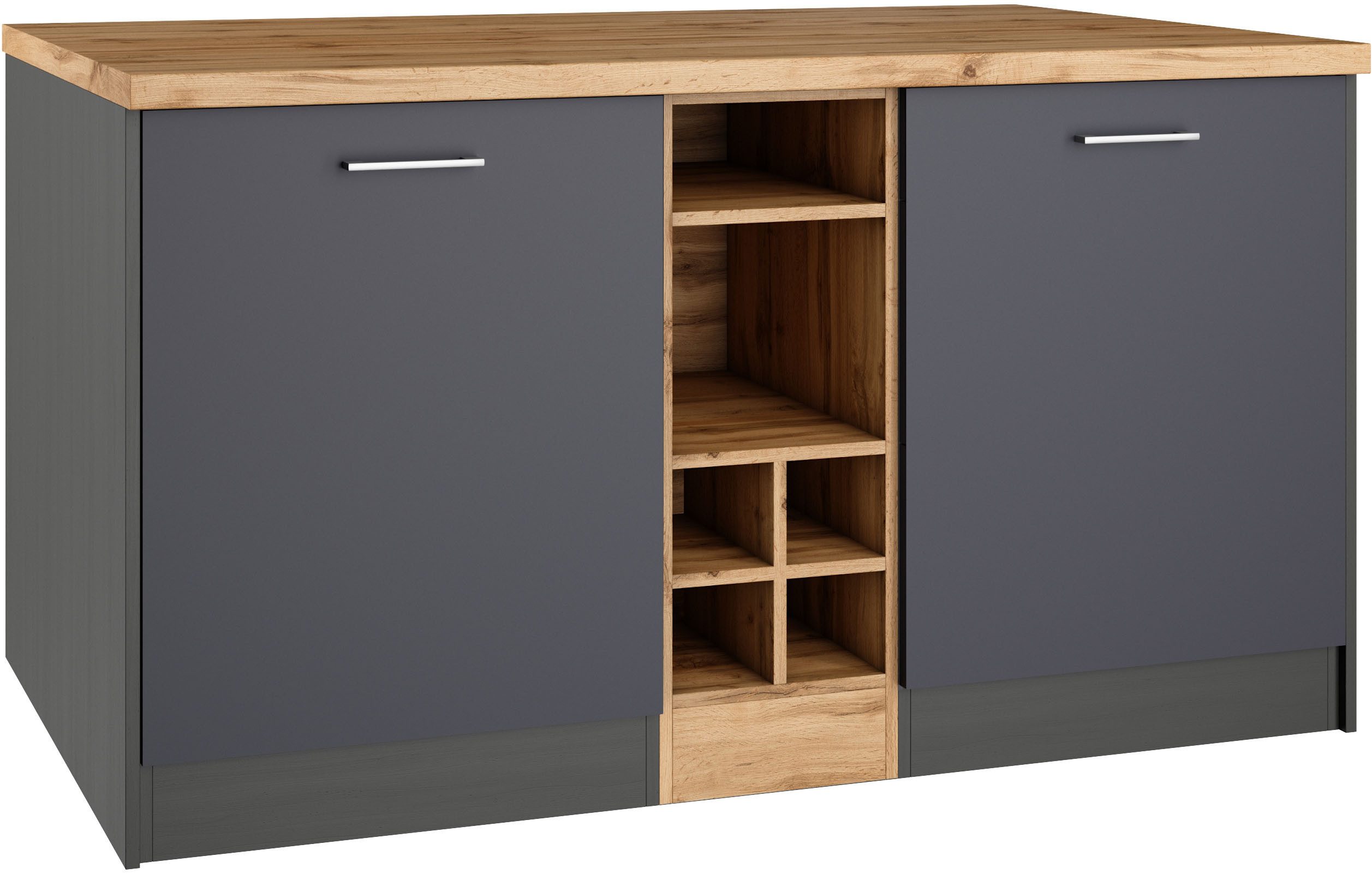 KOCHSTATION Kücheninsel KS-Milan, Stellmaß 153/100 cm, günstig online kaufen