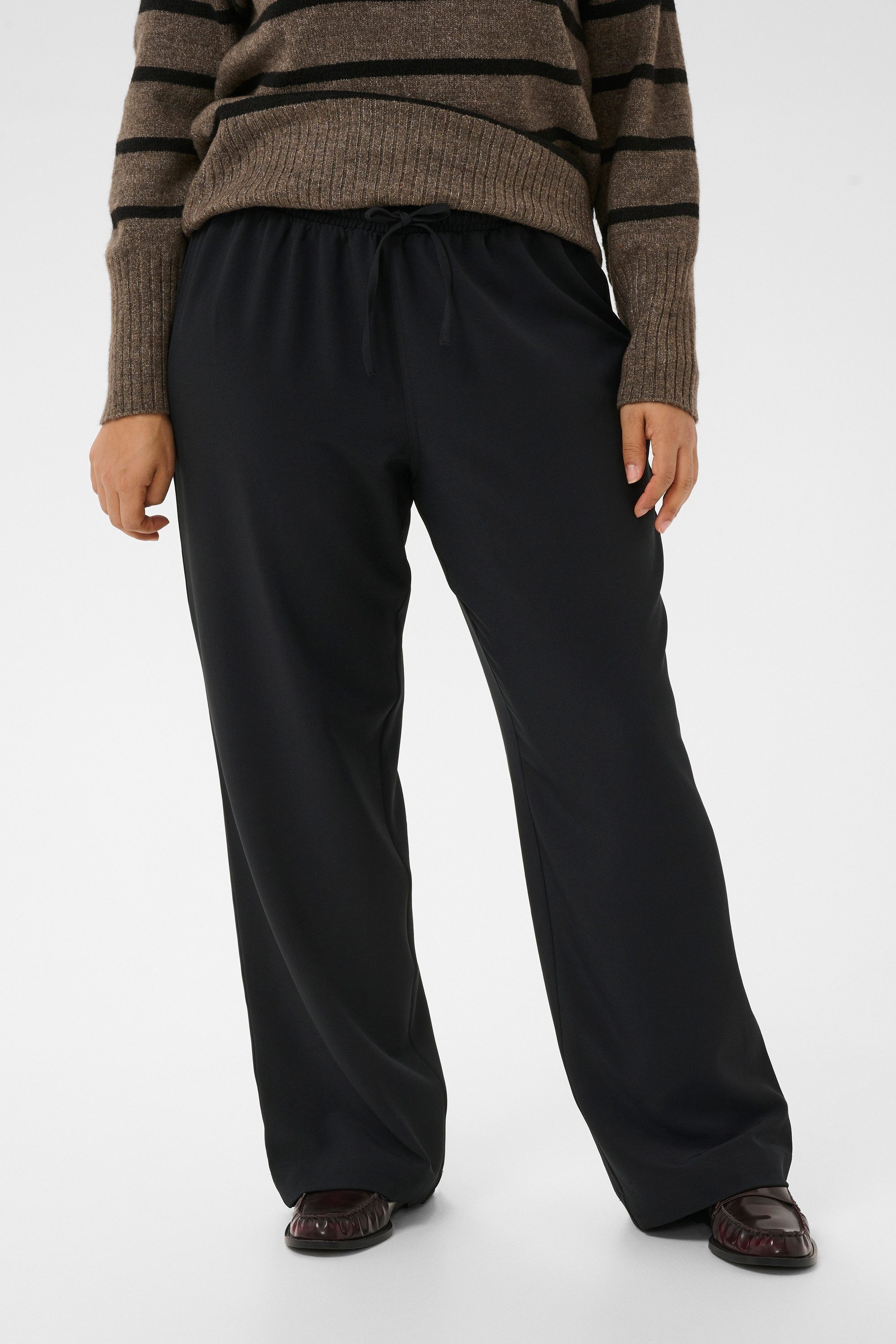KAFFE Curve Stoffhose Casual Hose KCbeathie Große Größen