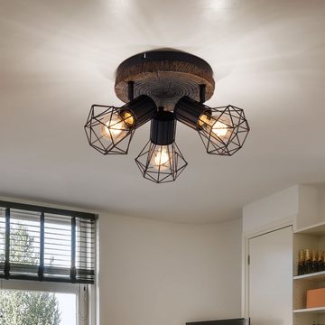 Globo LED Deckenspot, Leuchtmittel nicht inklusive, Warmweiß, Deckenleuchte Deckenlampe Spotleuchte Wohnzimmerlampe Schlafzimmer