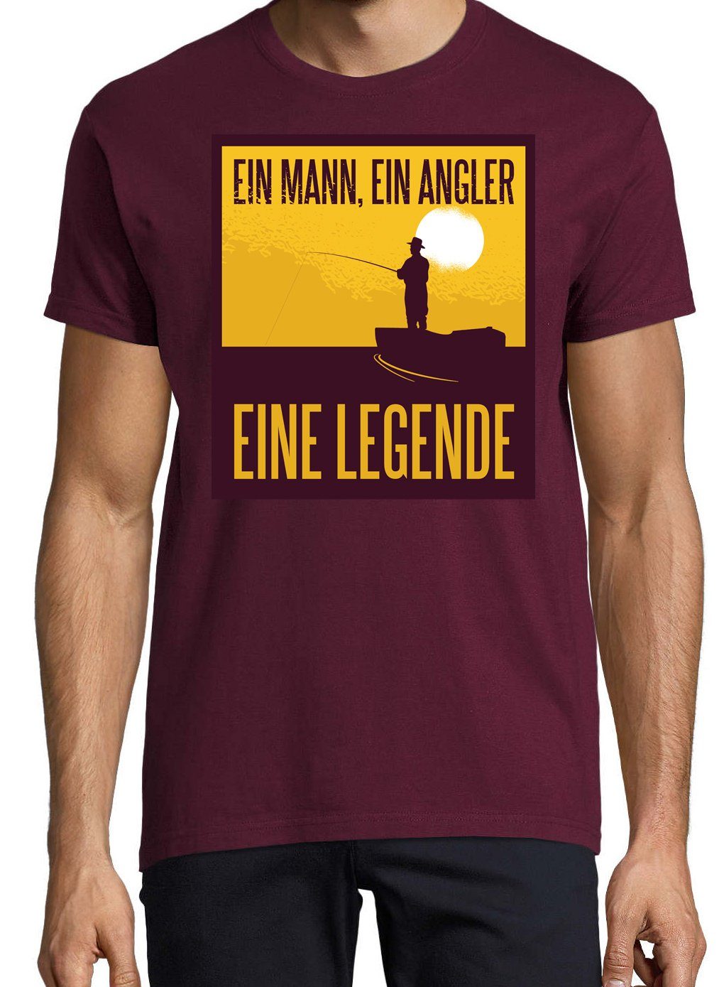 Youth Designz T-Shirt Angler Legende Herren T-Shirt mit lustigem Spruch