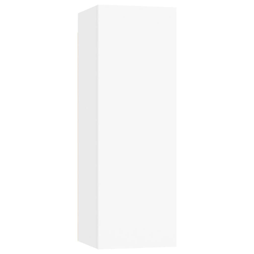 30,5x30x90 cm TV-Schrank Holzwerkstoff Weiß furnicato