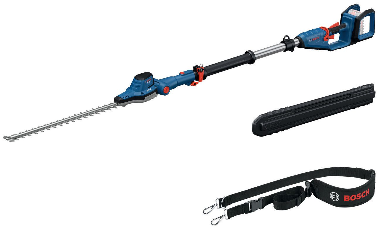Bosch Professional Teleskop-Heckenschere GHE 18V-50 TP Solo, bis 2,5 m Arbeitshöhe, ohne Akku und Ladegerät