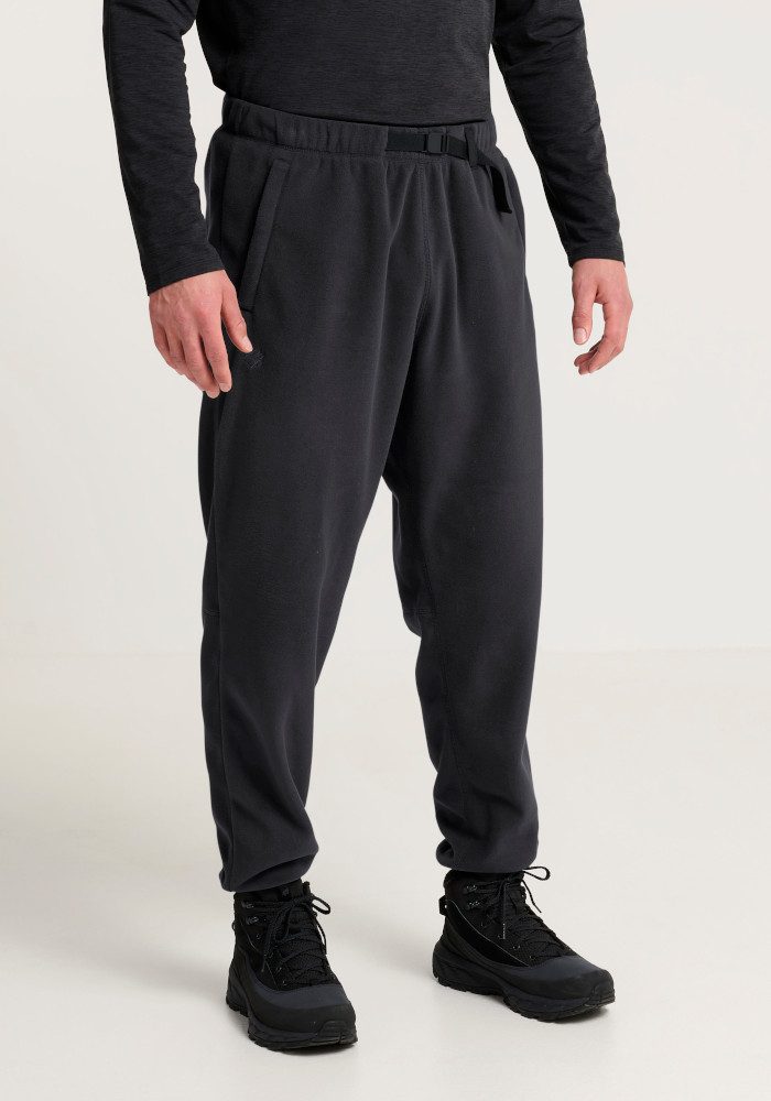 Jack Wolfskin Fleecehose SOLACE PANTS M Outdoorhose, hoher Tragekomfort, integrierter Gürtel
