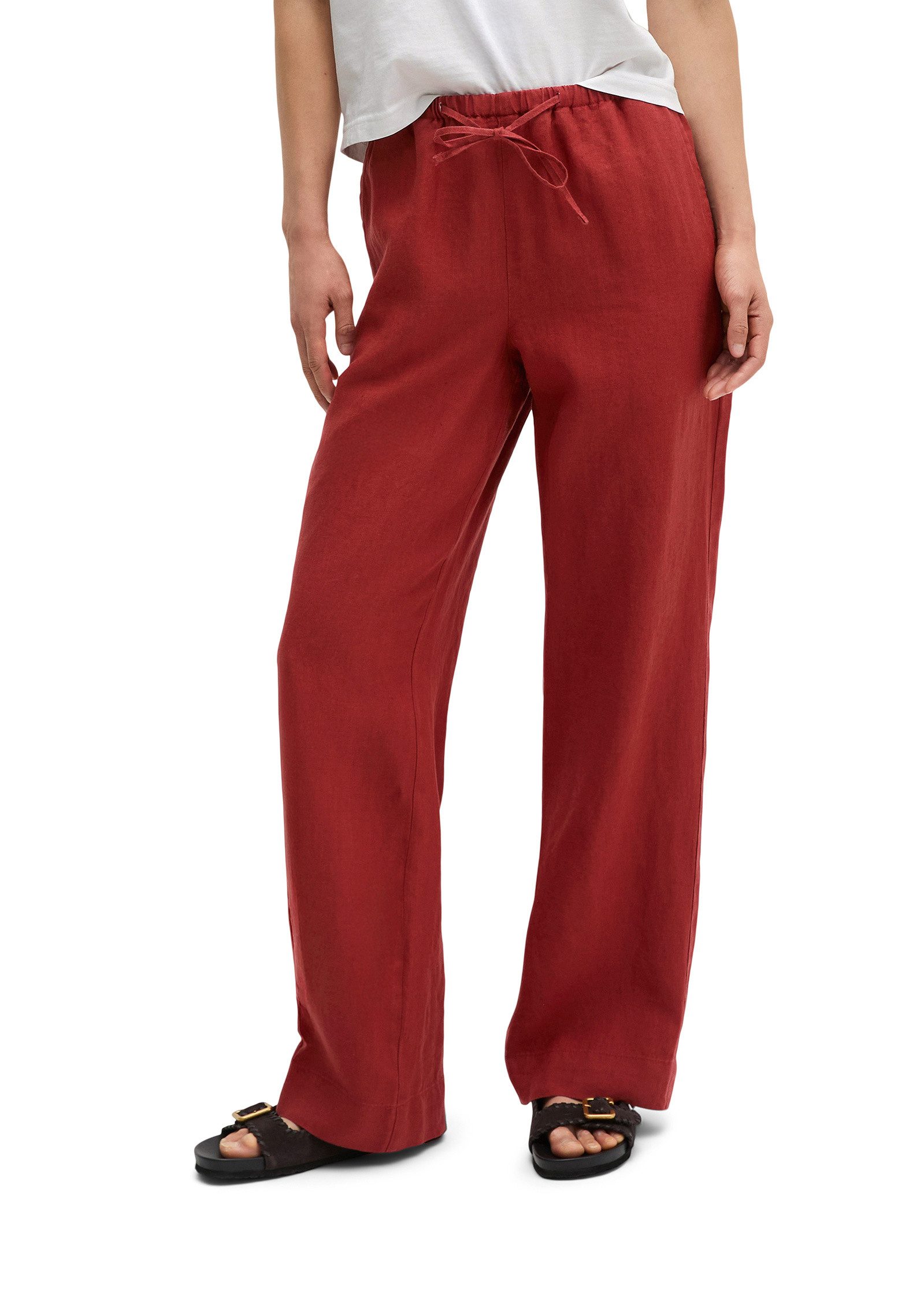 Marc O'Polo Chinohose mit elastischem Tunnelzug-Bund