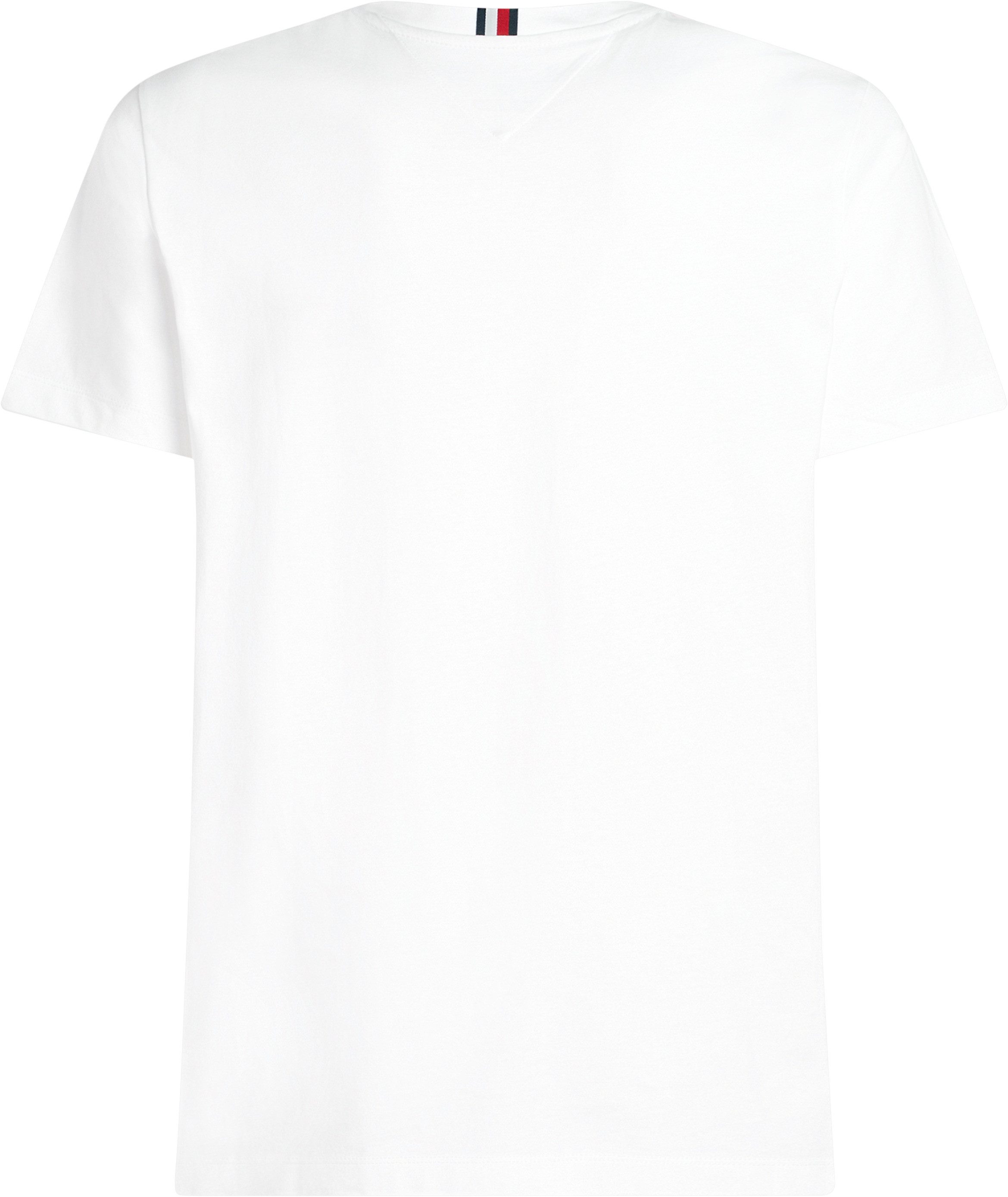 Tommy Hilfiger Big & Tall Rundhalsshirt BT-SCRIPT LOGO TEE-B in Großen Größen, Logostickerei