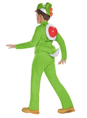 Metamorph Kostüm Super Mario – Yoshi Kostüm für Kinder, Marios Freund, der kleine, grüne, Früchte fressende Dinosaurier