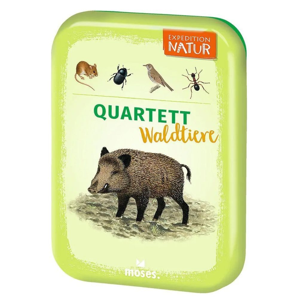 Spiel Expedition Natur Quartett Waldtiere