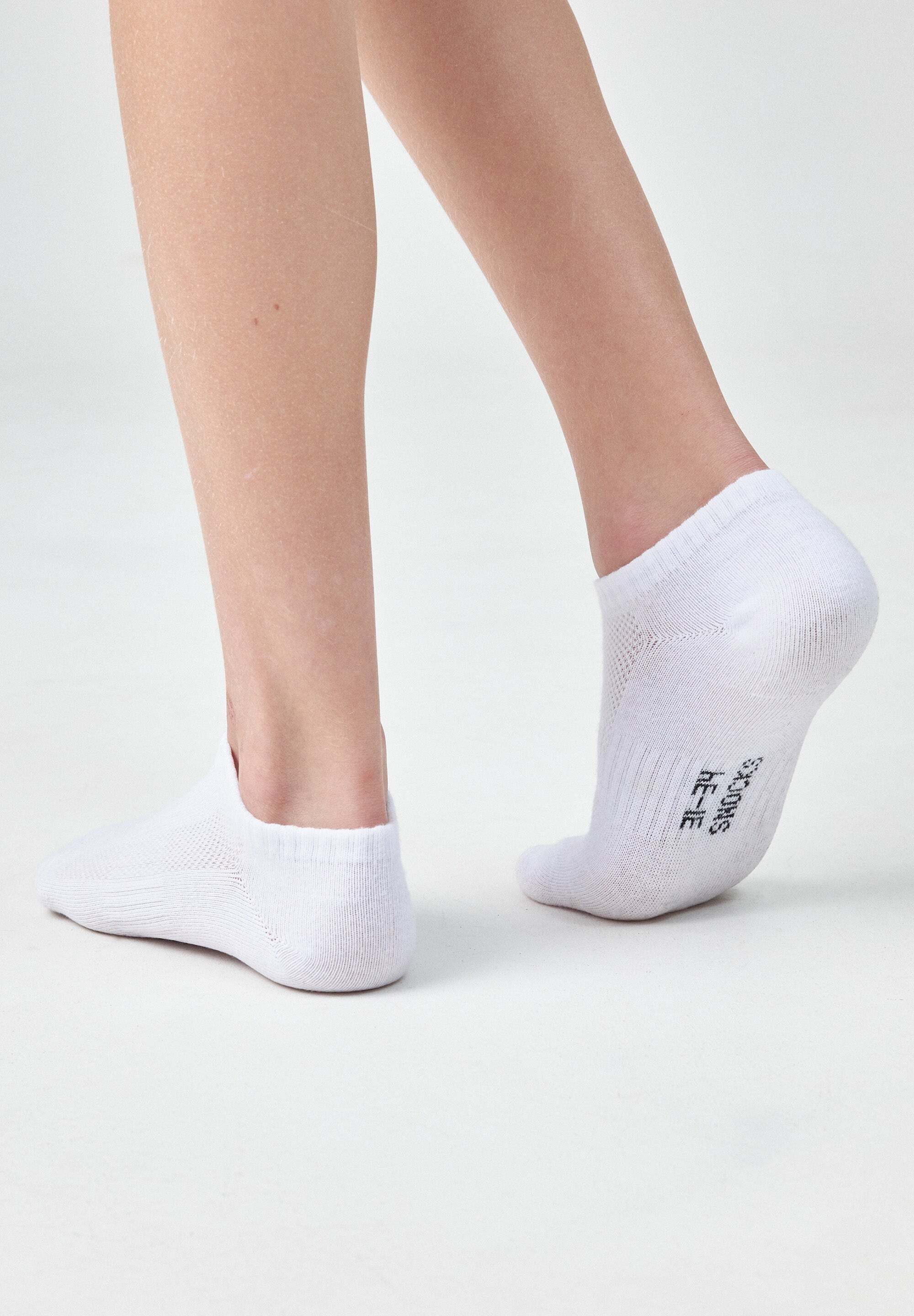 SNOCKS Sneakersocken Kinder Sneaker Socken für Jungen & Mädchen (6-Paar) aus Bio-Baumwolle