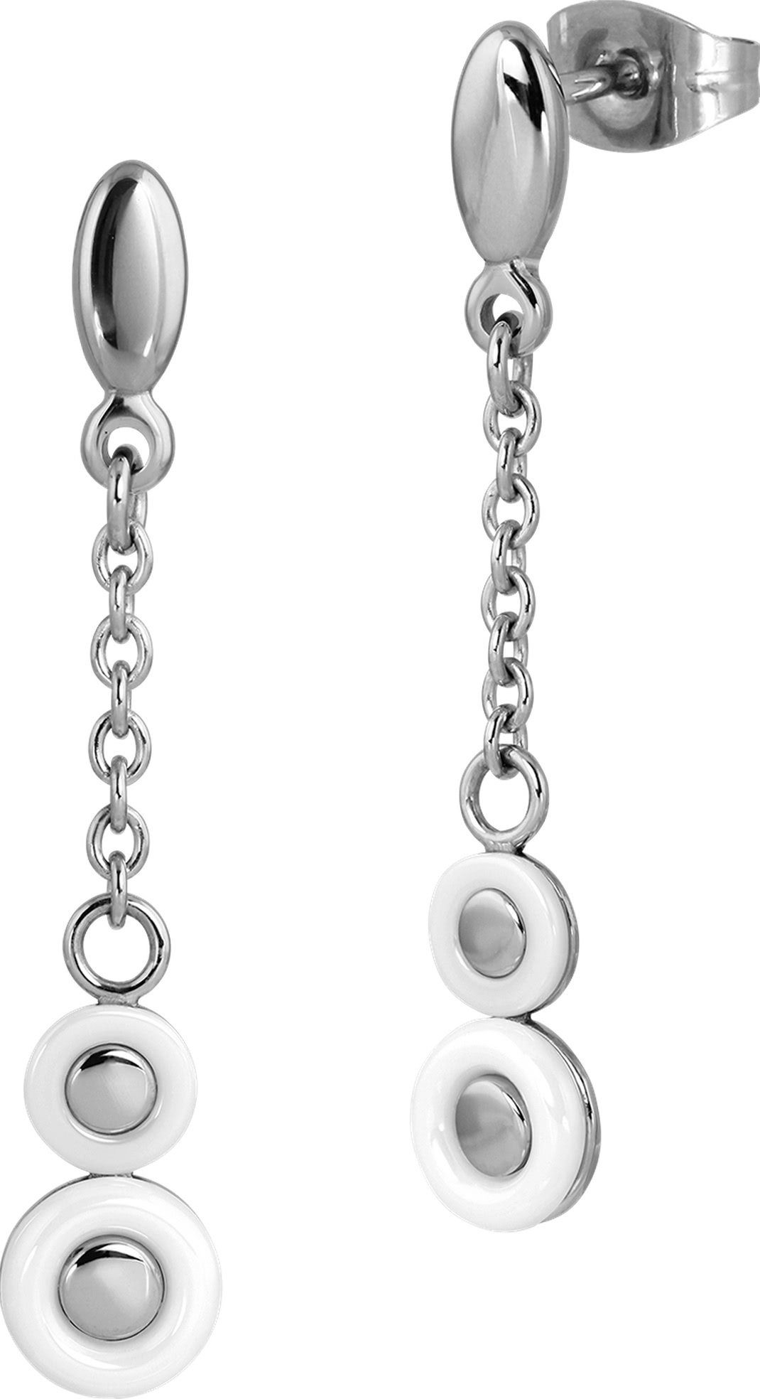 Amello Paar Ohrhänger Amello Ohrringe Edelstahl Keramik (Ohrhänger), Damen günstig online kaufen