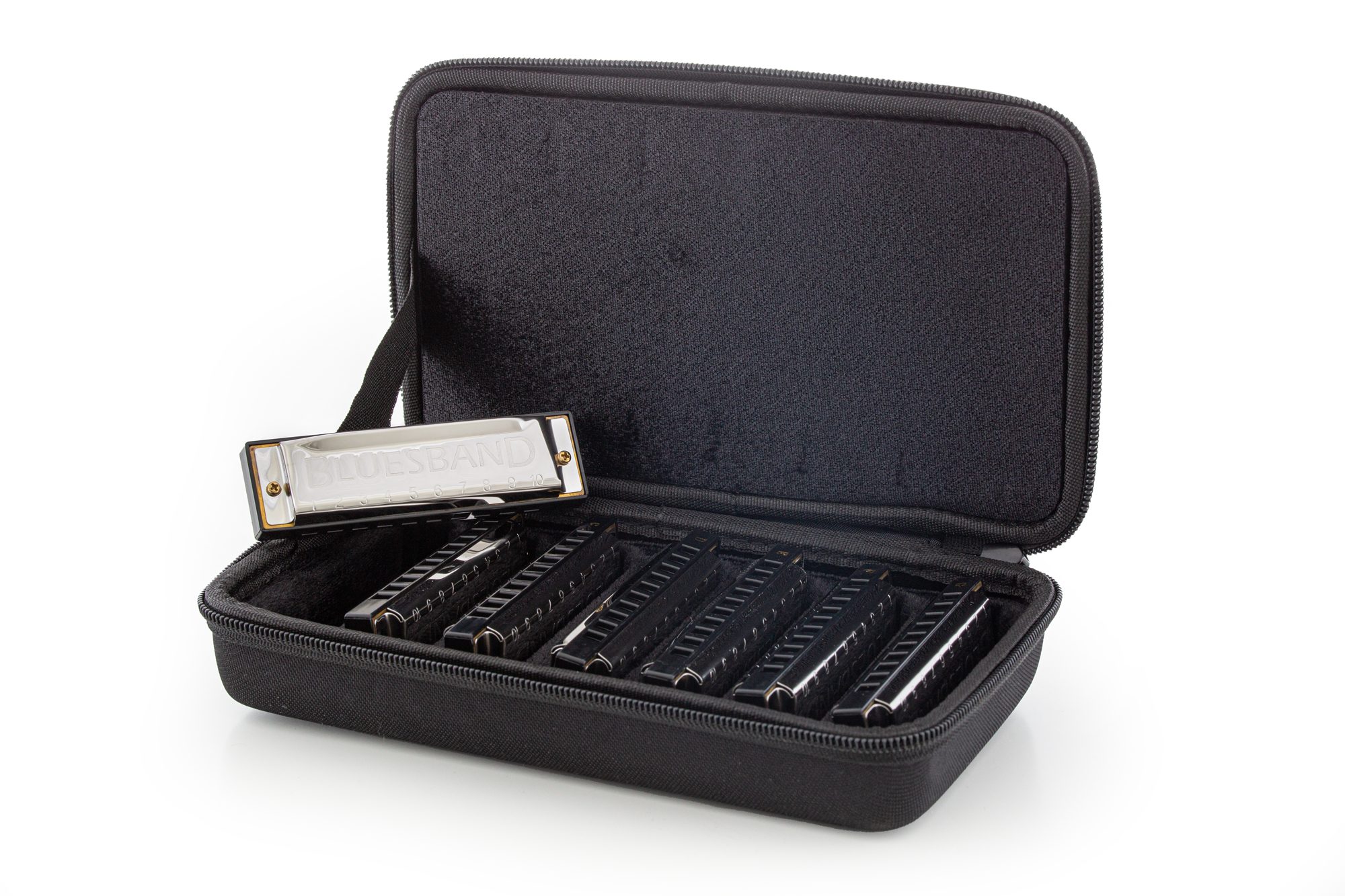 Hohner Mundharmonika Hohner Blues Harp Set Bluesband 7-teilig