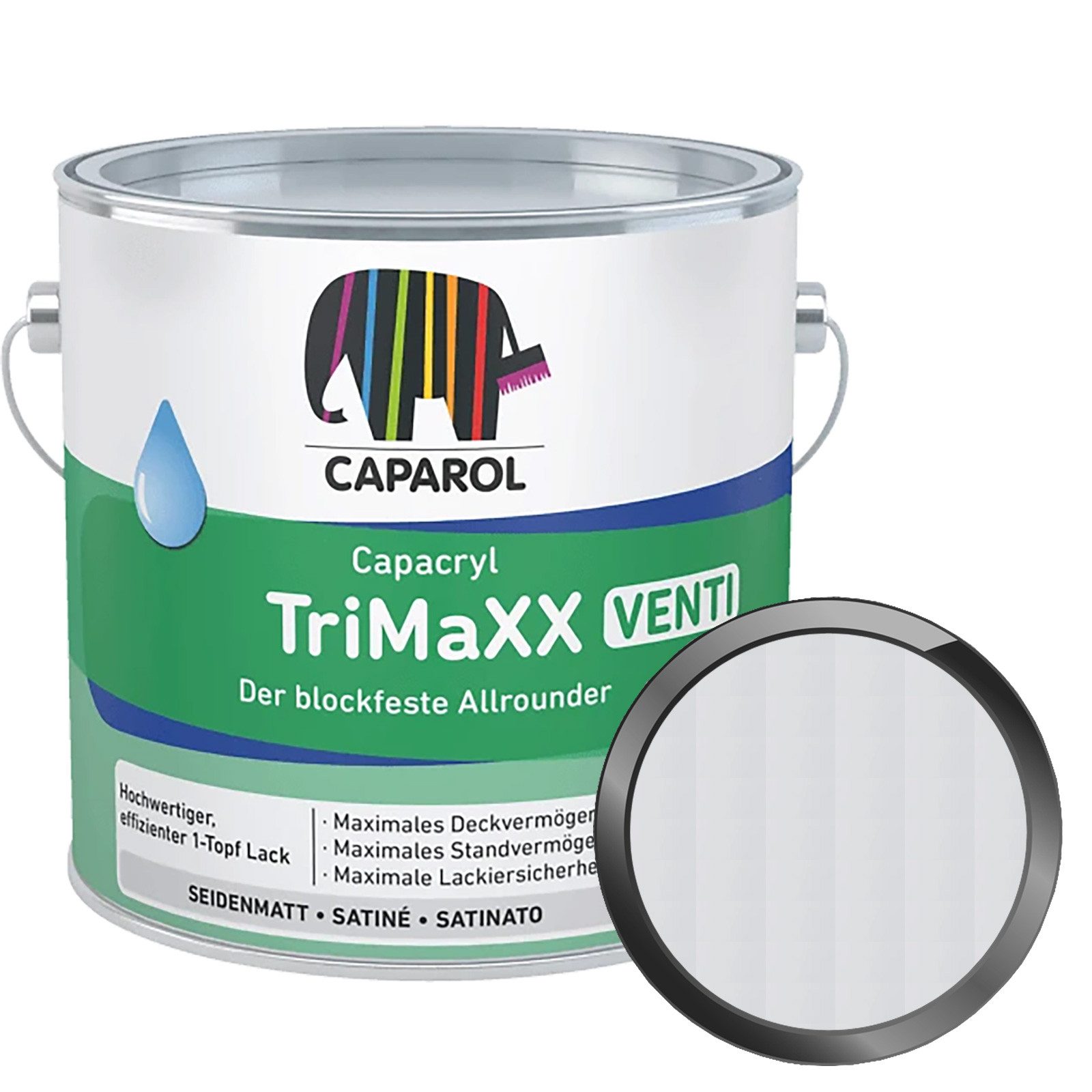 Caparol Lack Capacryl TriMaxx Venti - 0.75 Ltr (Weiss)