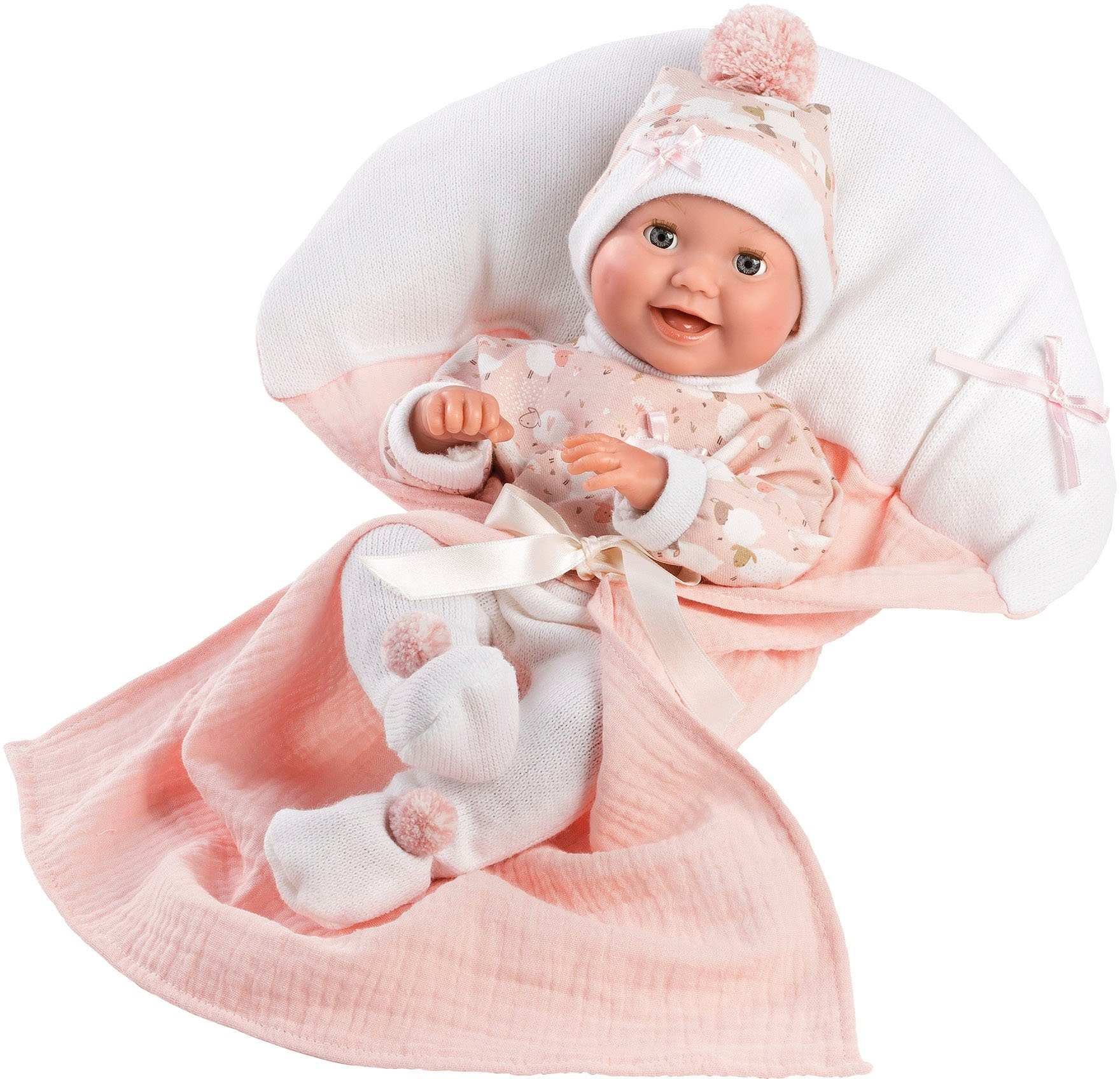 Llorens Babypuppe Bimba, 35 cm, mit Schlafaugen