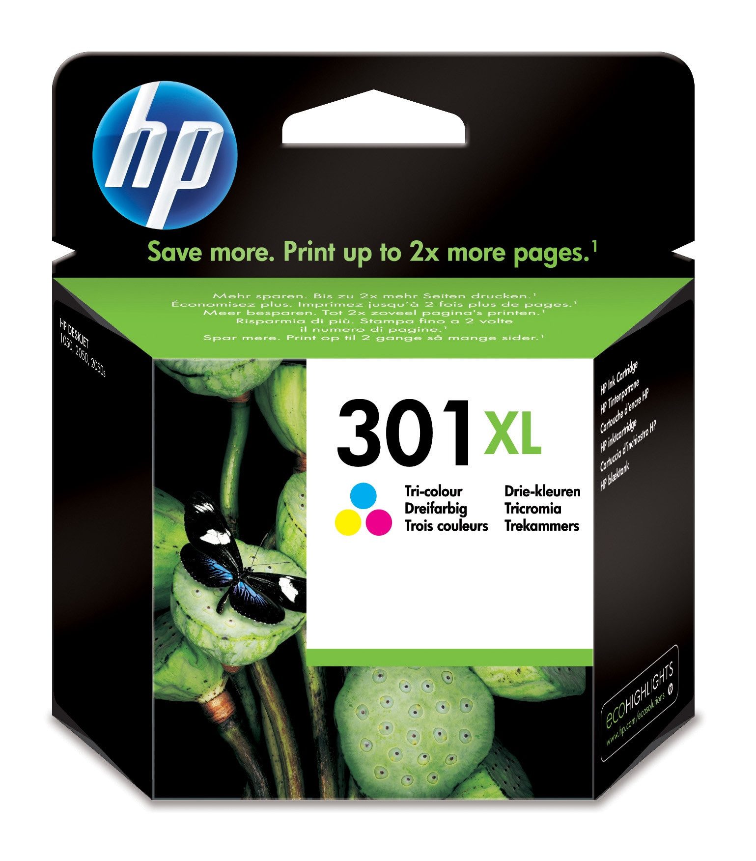 HP Druckerpatrone Original HP 301XL (CH564EE) Color Tintenpatrone