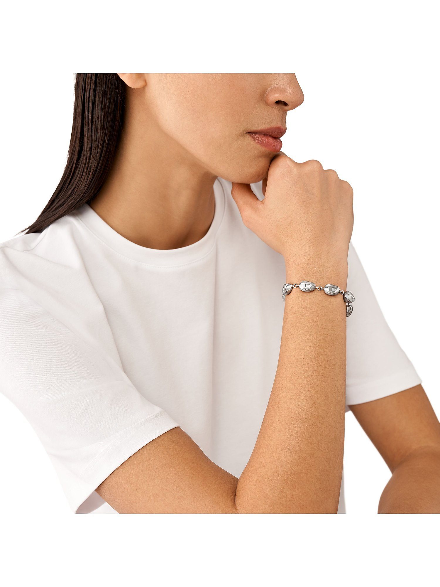 Diesel Edelstahlarmband Diesel Herren-Ar...