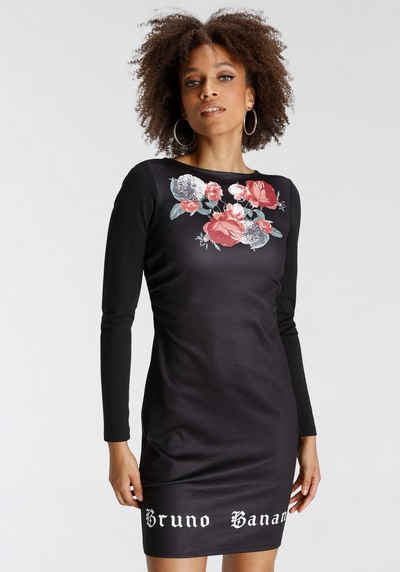 Bruno Banani Jerseykleid Rosendruck NEUE KOLLEKTION