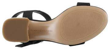 Tommy Hilfiger BLOCK MID HEEL SANDAL Sandalette, Sommerschuh, Sandale, Blockabsatz, mit verstellbarer Schnalle