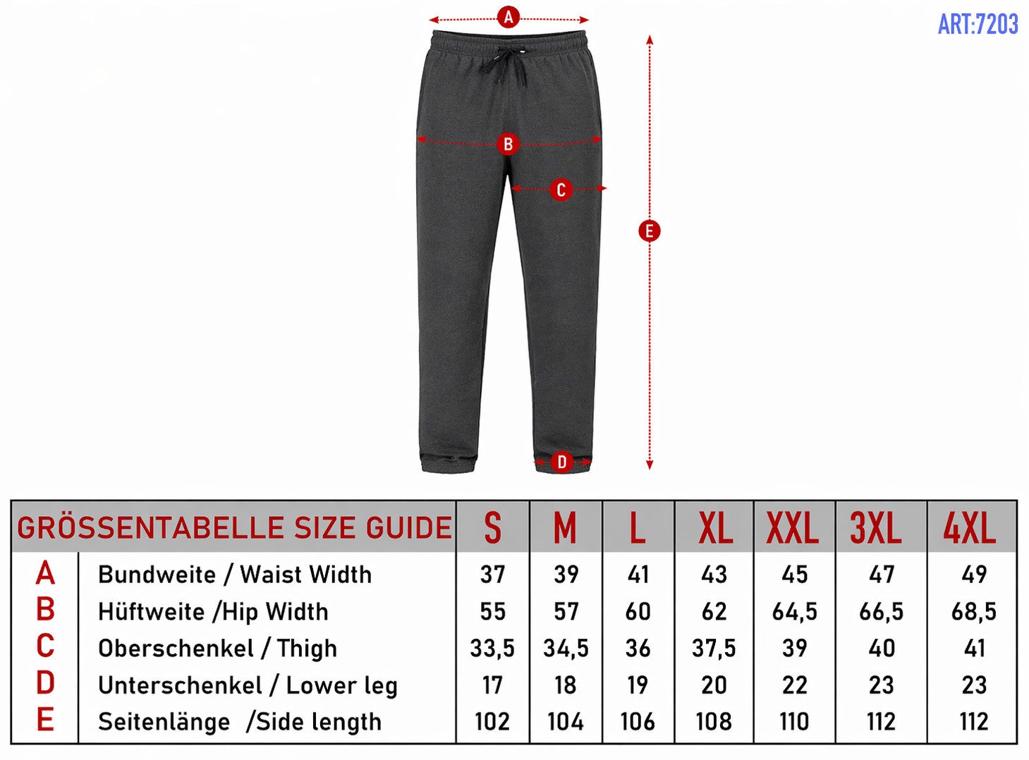S&S Jogginghose Herren Sweathose Sporthose (Packung, 1-tlg) Alltagstauglich, Bequem, Atmungsaktiv, Baumwolle, Elastisch