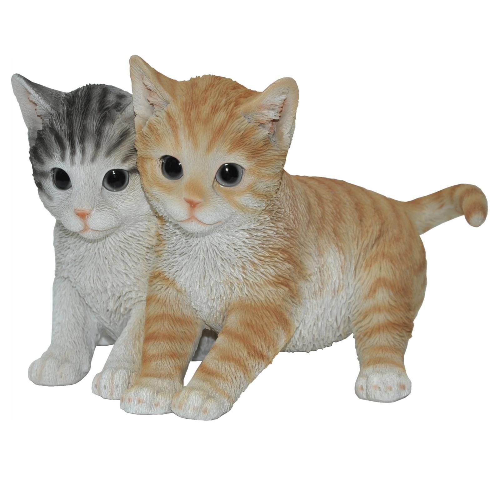 dazikemo Gartenfigur Gartenfigur Deko Figur Katzenpaar junge Katzen günstig online kaufen