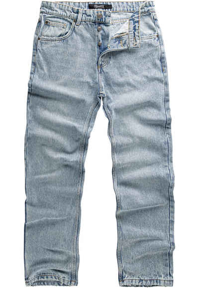 REPUBLIX Loose-fit-Jeans ZACHARY Herren 90s Denim Jeans Hose Straight Baggy
