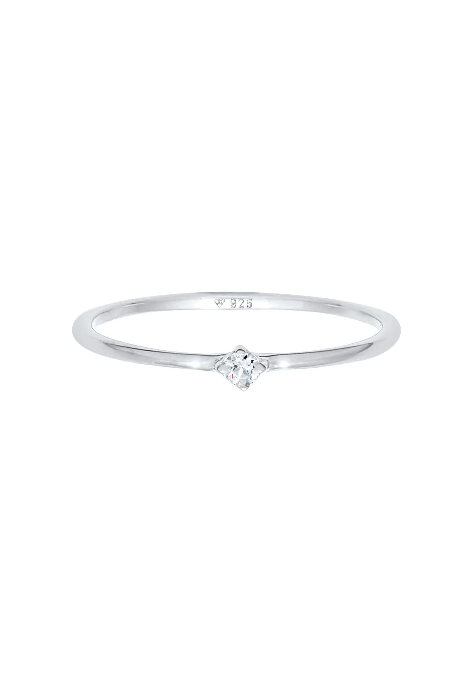 Elli Premium Verlobungsring Stapelring Topas Solitär Verlobung 925 Silber günstig online kaufen