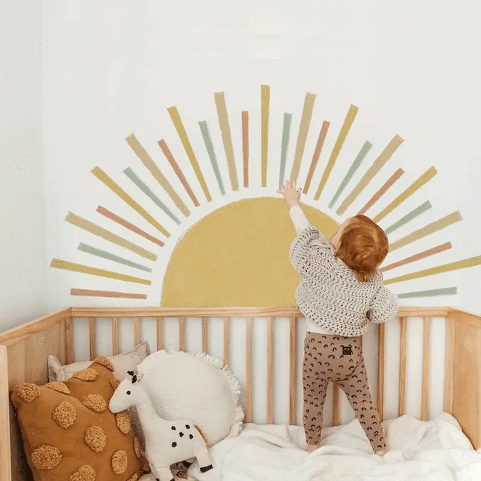 Montegoni Wandtattoo Kinder Boho Sonne Wandsticker günstig online kaufen