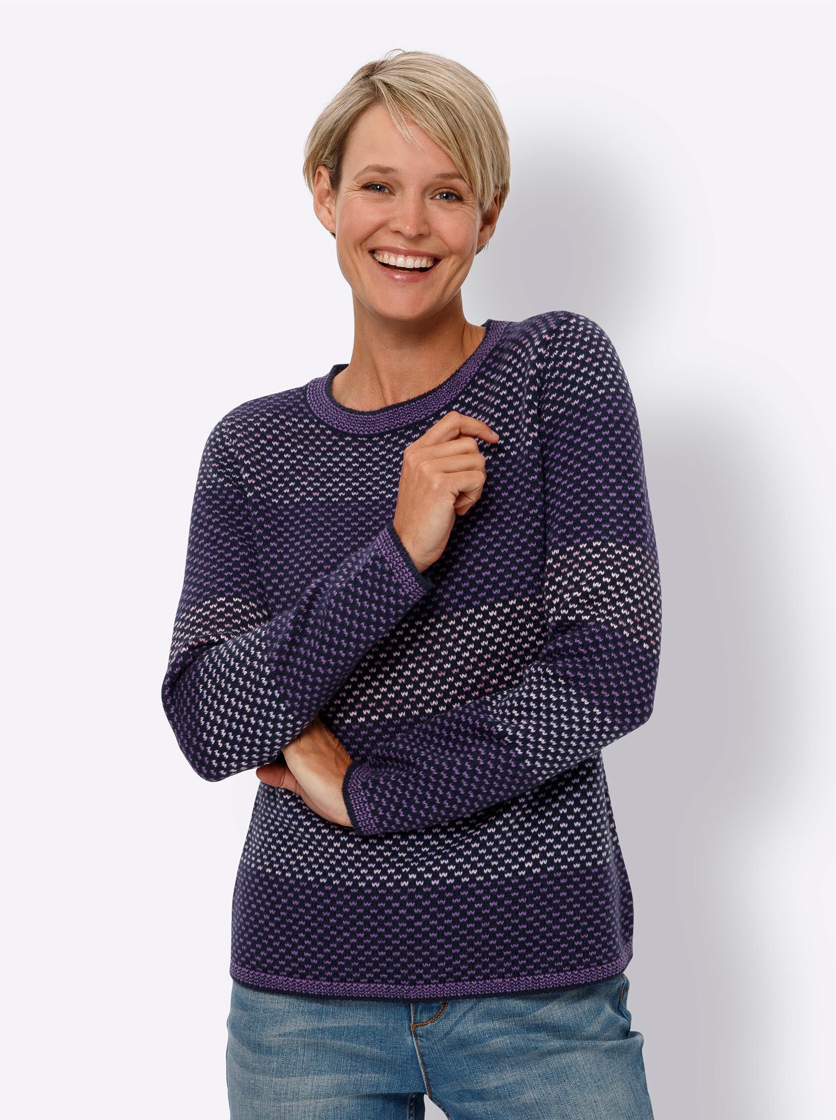 Strickpullover Langarm-Pullover