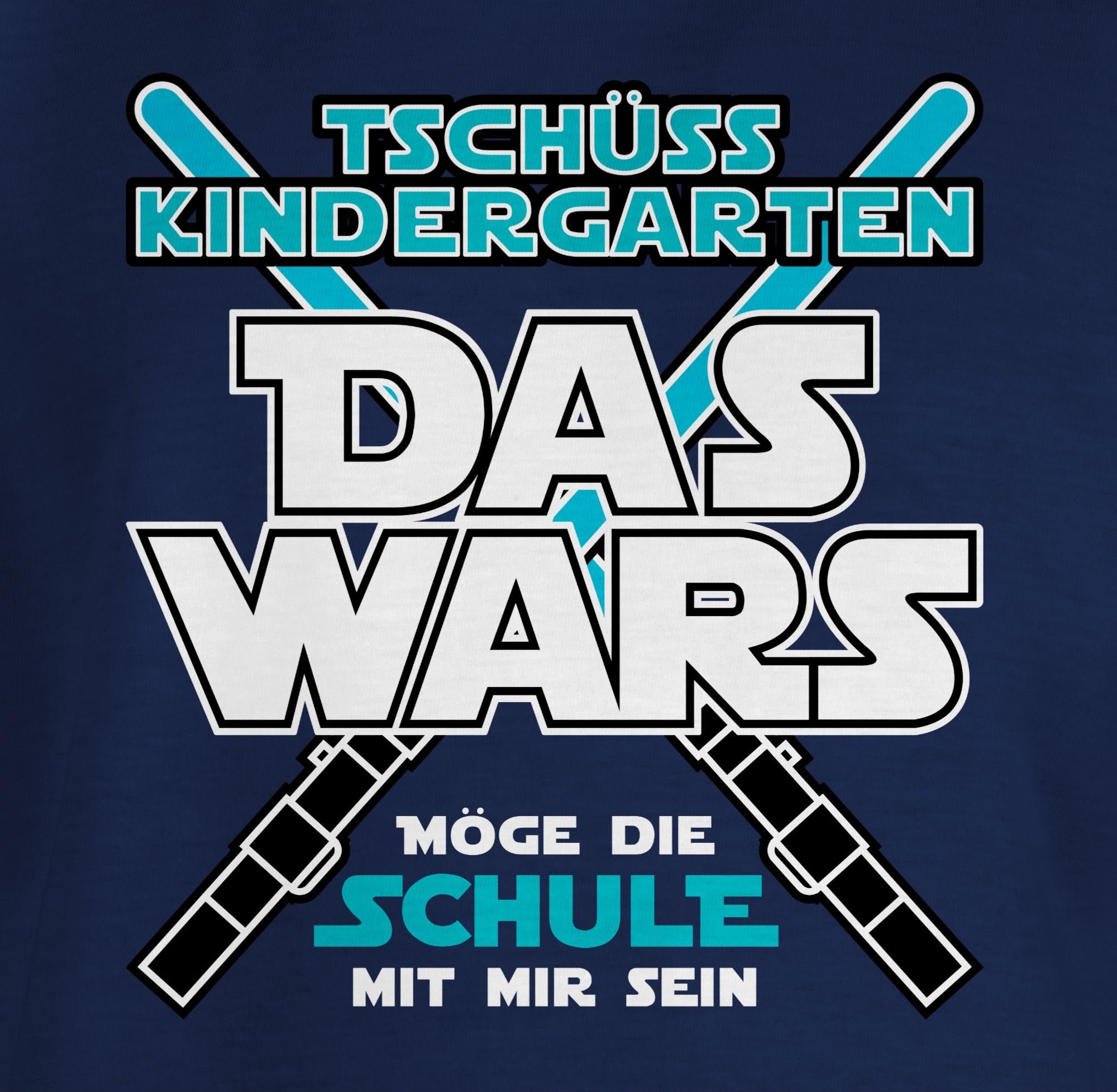 Shirtracer T-Shirt Das Wars Kindergarten Tschüss Kita Einschulung Junge Schulanfang Geschenke