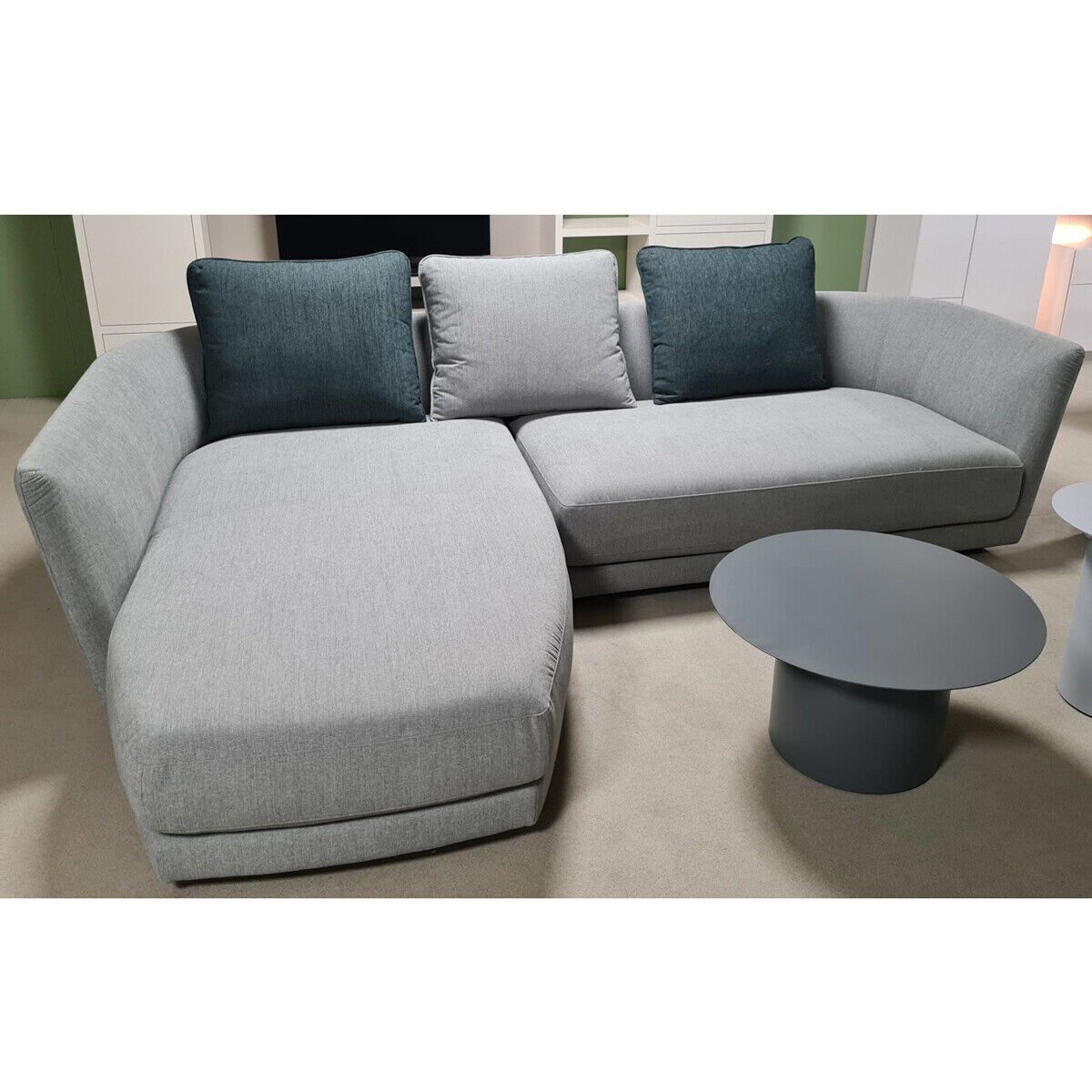 Rolf Benz Ecksofa Rolf Benz Ecksofa Tondo silbergrau Couch 540 ca. 290x191 cm
