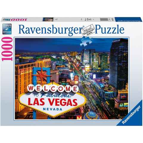 Ravensburger Puzzle Las Vegas, 1000 Puzzleteile, FSC® - schützt Wald - weltweit; Made in Germany