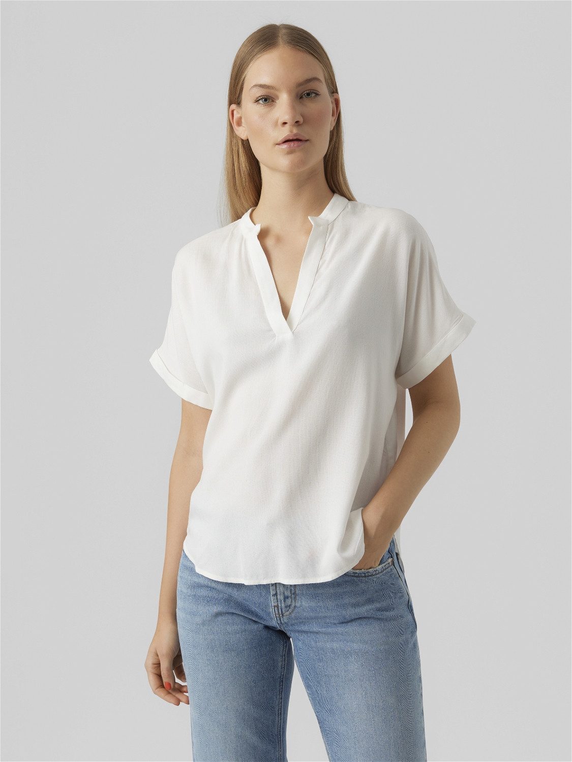 Vero Moda Shirtbluse VMBEAUTY SS TOP günstig online kaufen