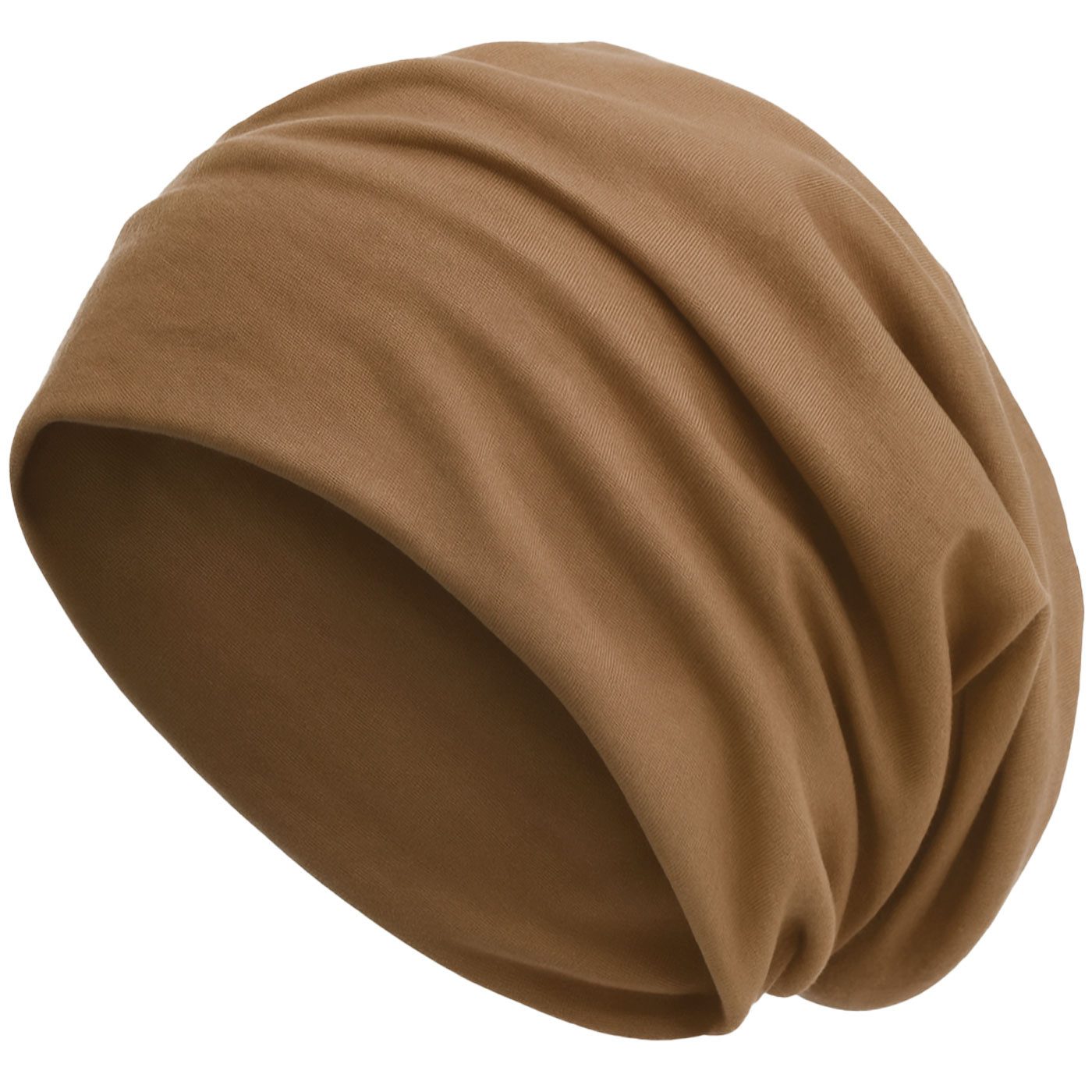 style3 Beanie (1-St) Mütze Damen Herren Haube Sommer Herbst XXL Chemo Schlafmütze Cap