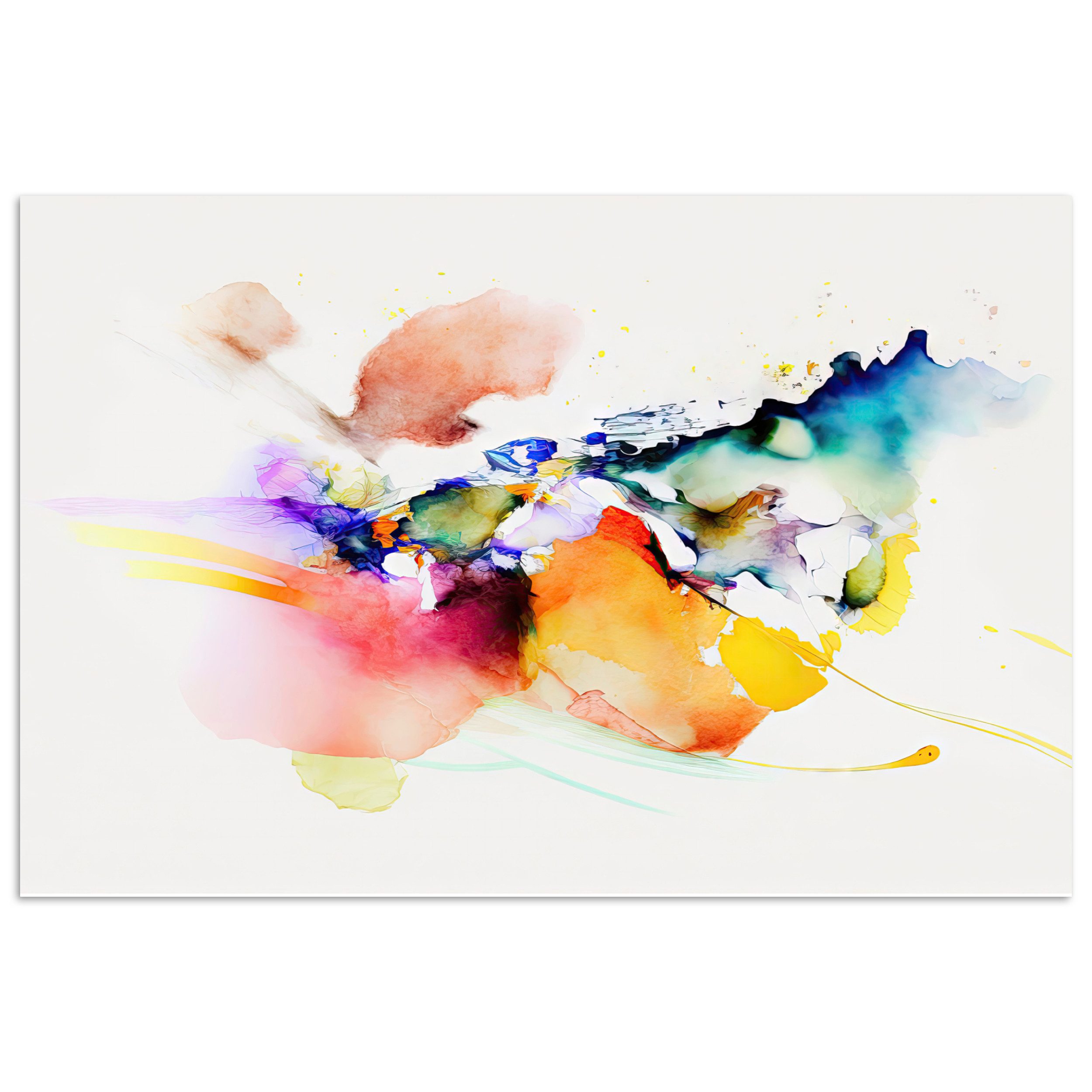 MuchoWow Poster Aquarell - Regenbogen - günstig online kaufen