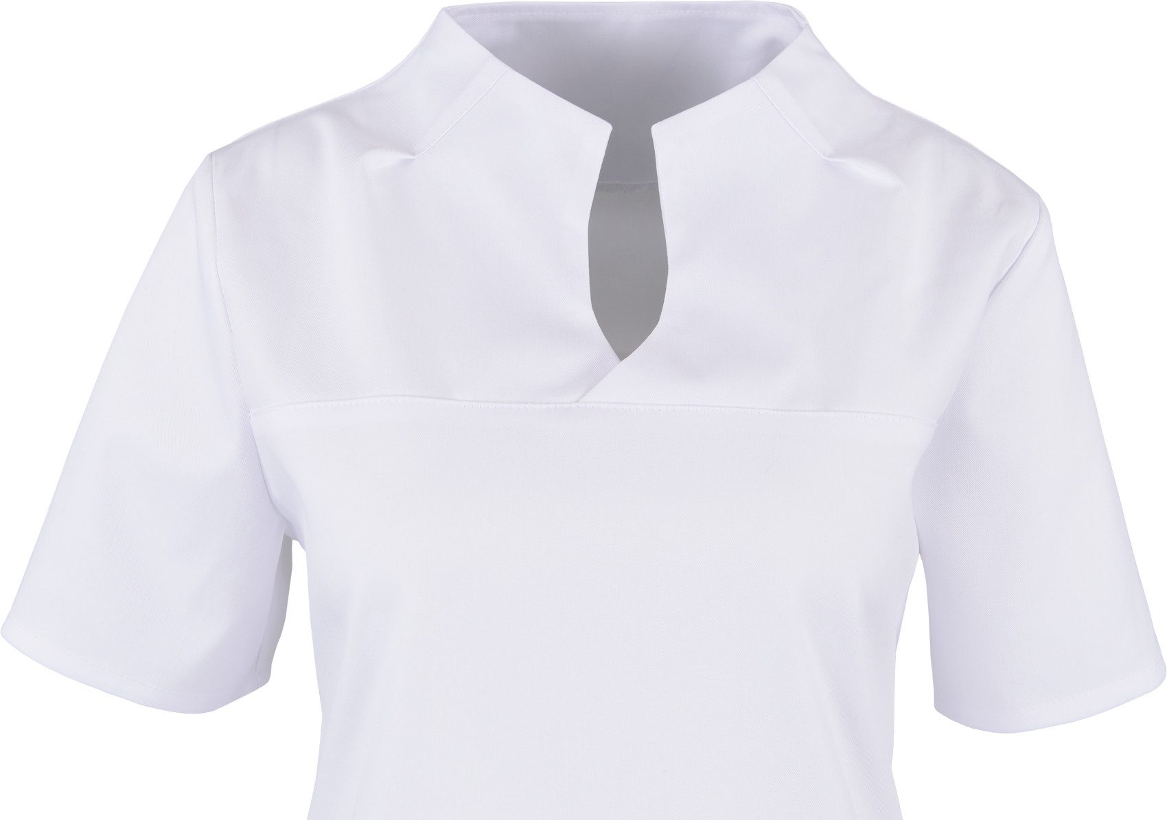 BEB Schlupfbluse beb MEDIZIN/PFLEGE Damen KASACK Kurzarm Polyestermix Weiß