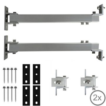 Zelsius Zelsius Universal Solarmodul Halterung, verstellbarer Winkel, Aluminiu Solarmodul-Halterung