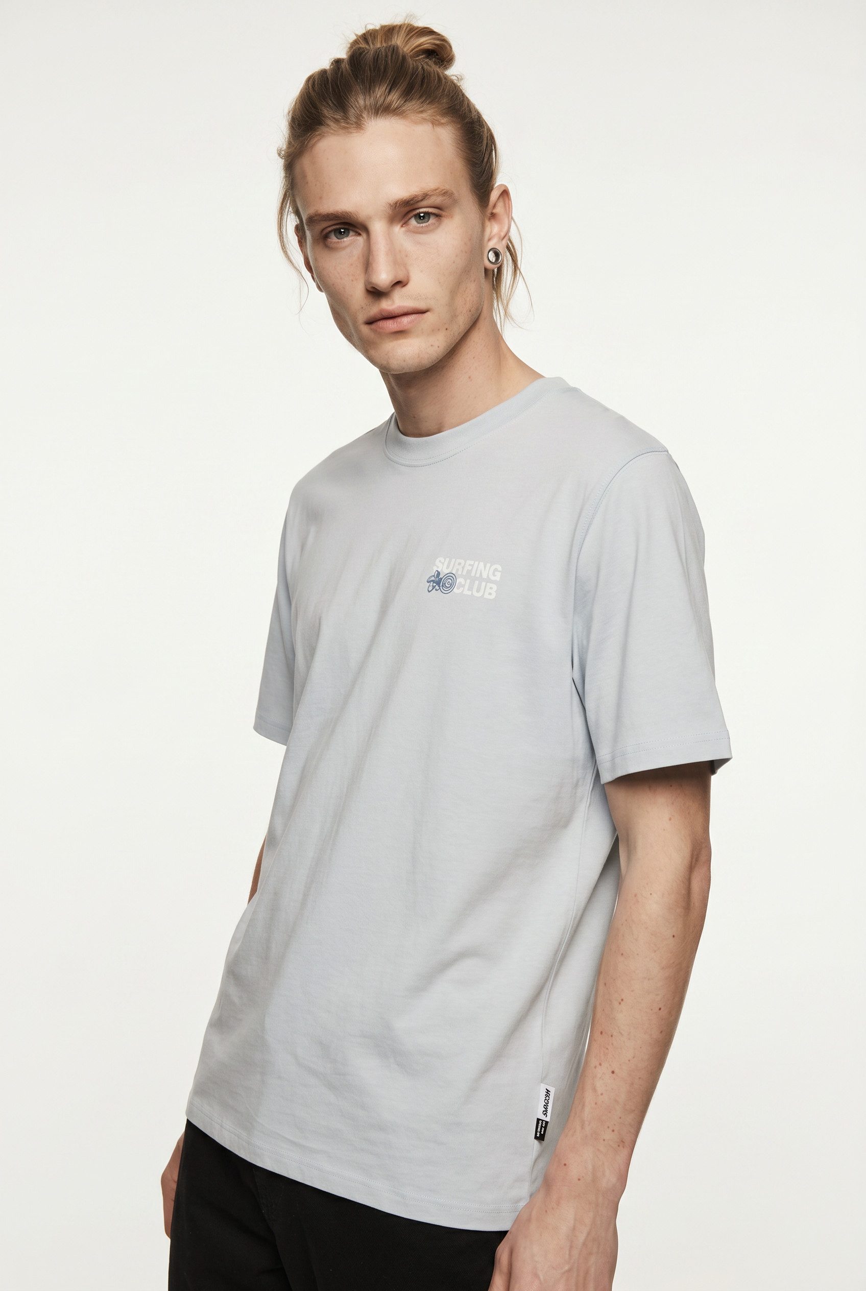 Jack & Jones T-Shirt JCOMARINA BACK PRINT TEE SS CREW NECK mit Print