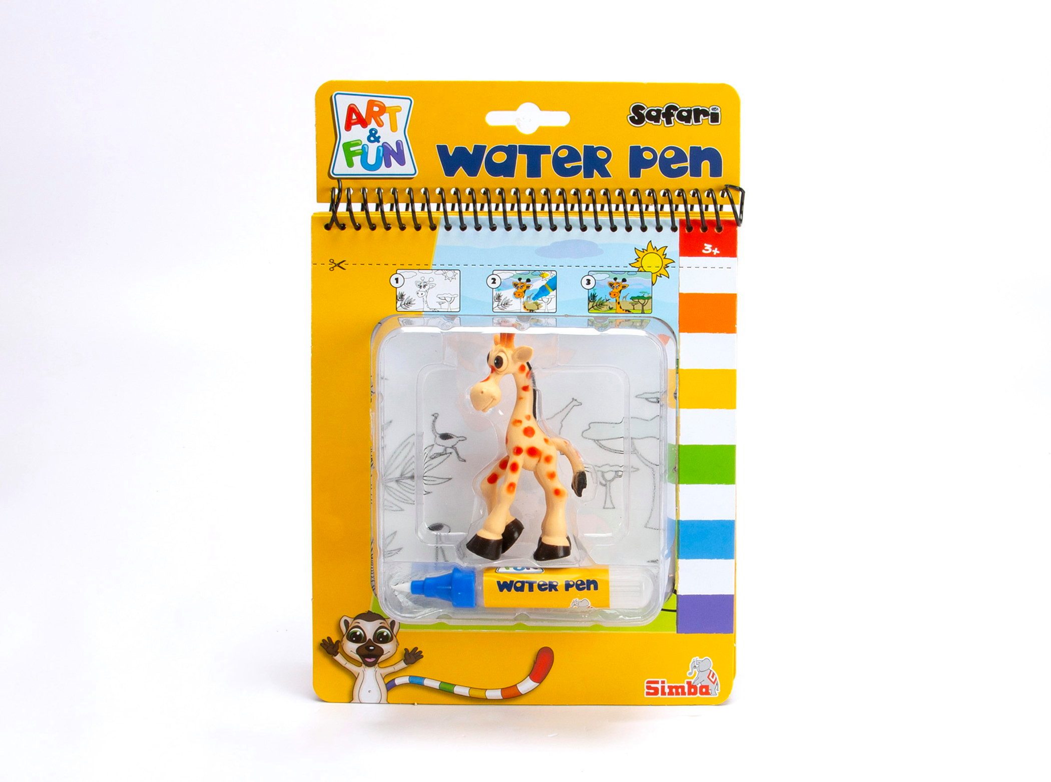 SIMBA Malstift Simba Spielzeug Malen ART & FUN Water Pen Safari Malbuch 106334635