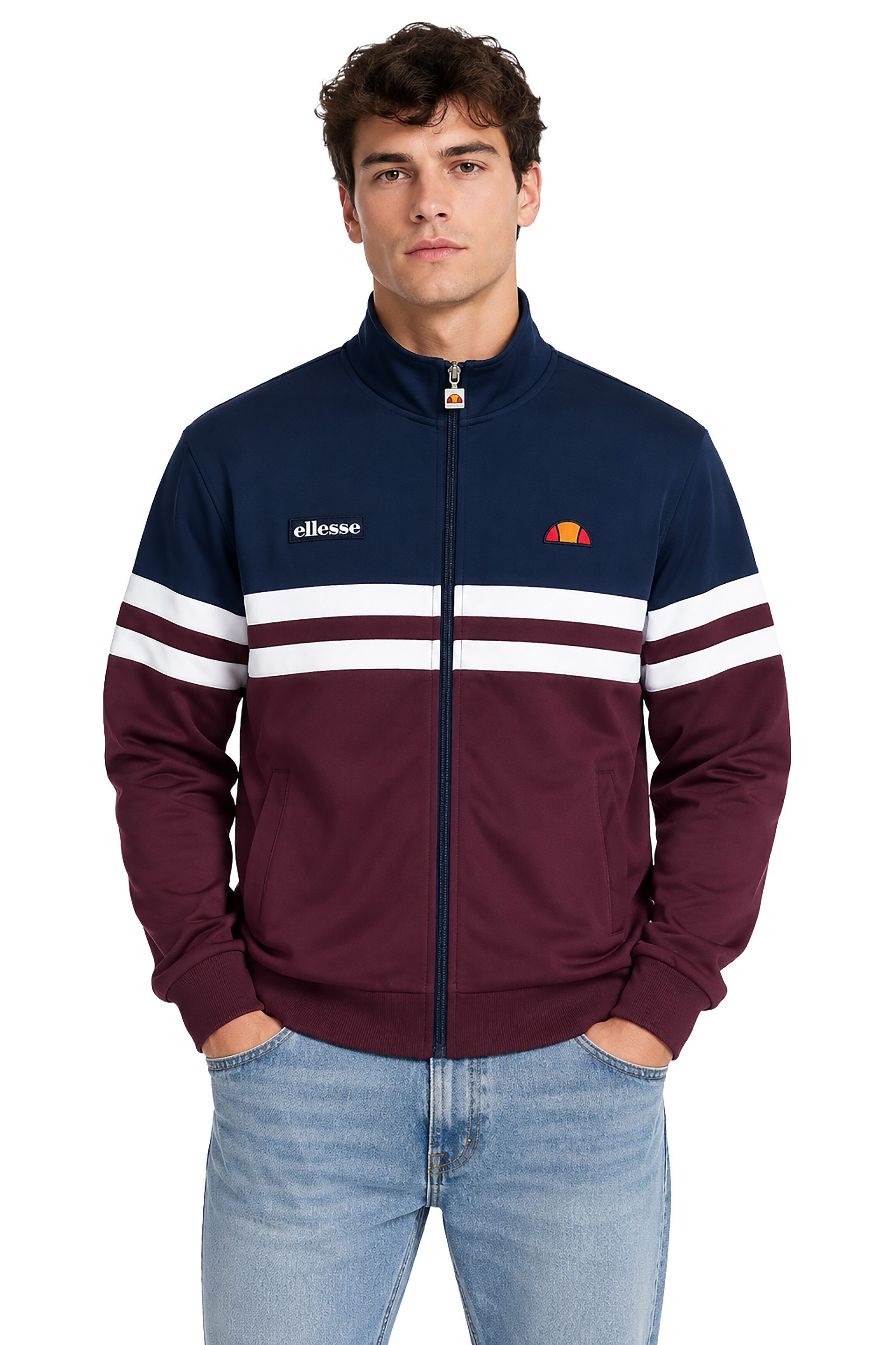Ellesse Trainingsjacke Rimini mit Stehkragen
