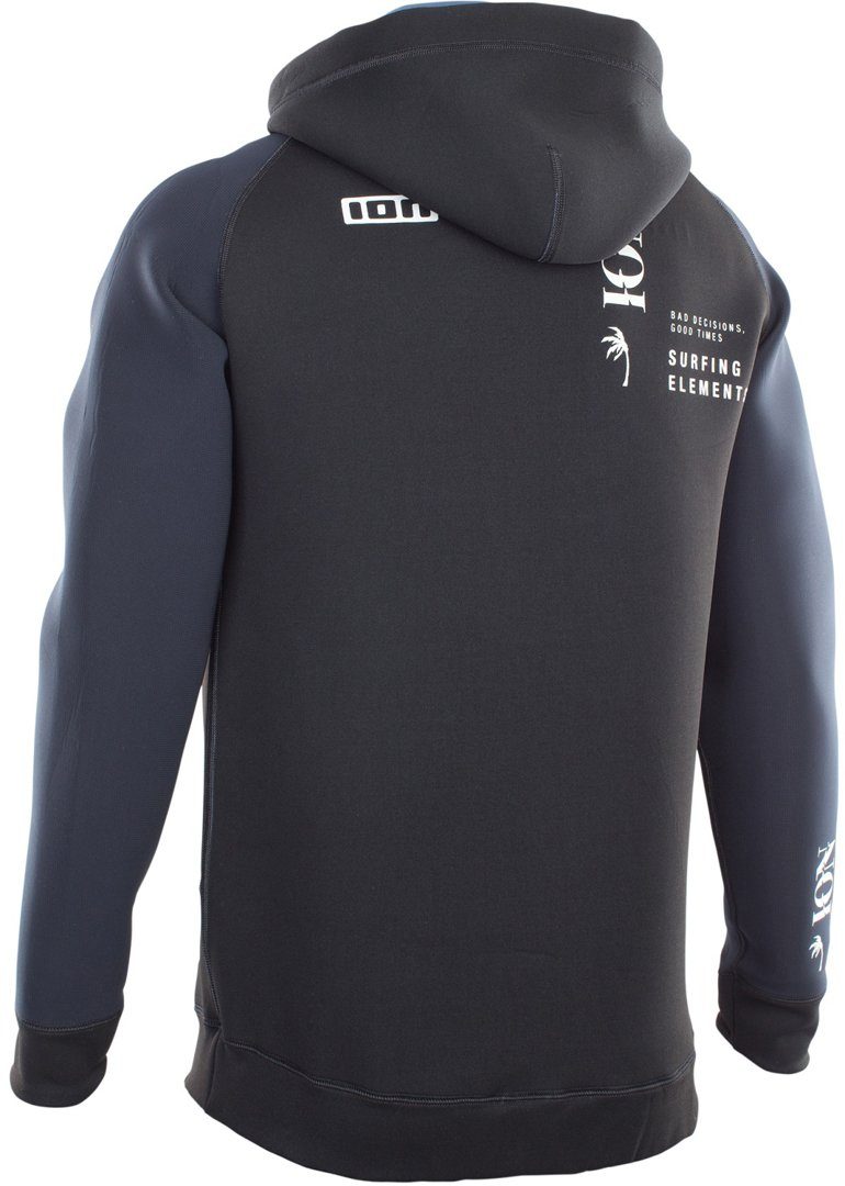 ION Neoprenjacke ION NEO Neopren Hoodie black/steel blue